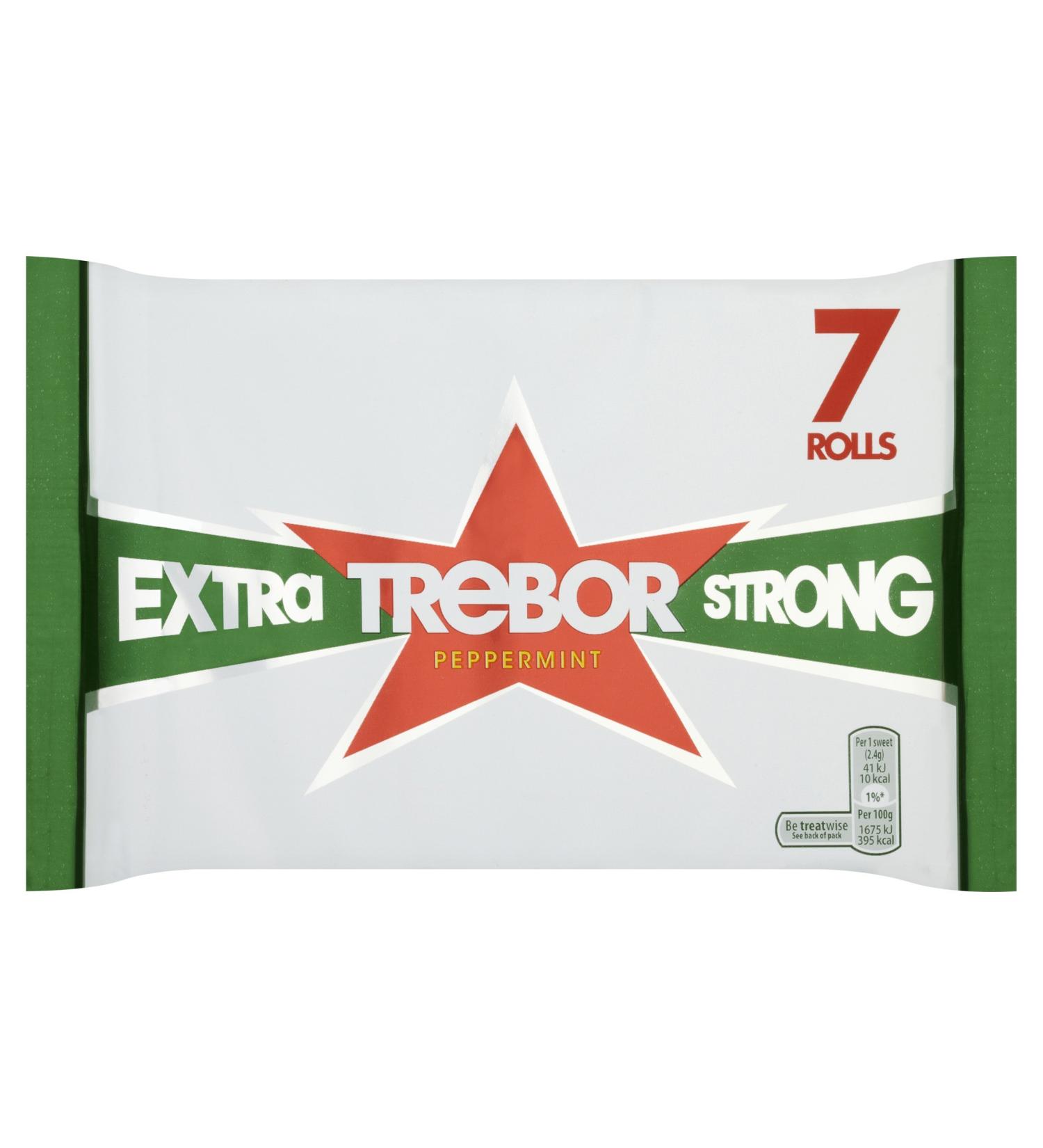 Trebor Peppermint Extra Strength 7 x 41g - Buy Online on GoSupps.com