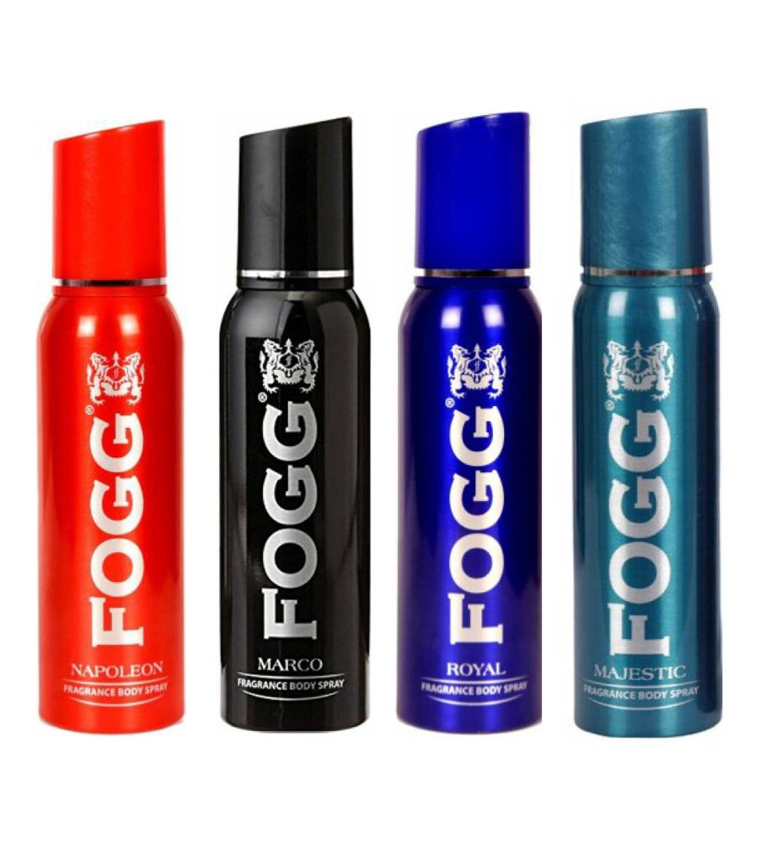 Fogg Fresh Men's Body Spray Combo Pack - Set of 4 - Buy Online on GoSupps.com