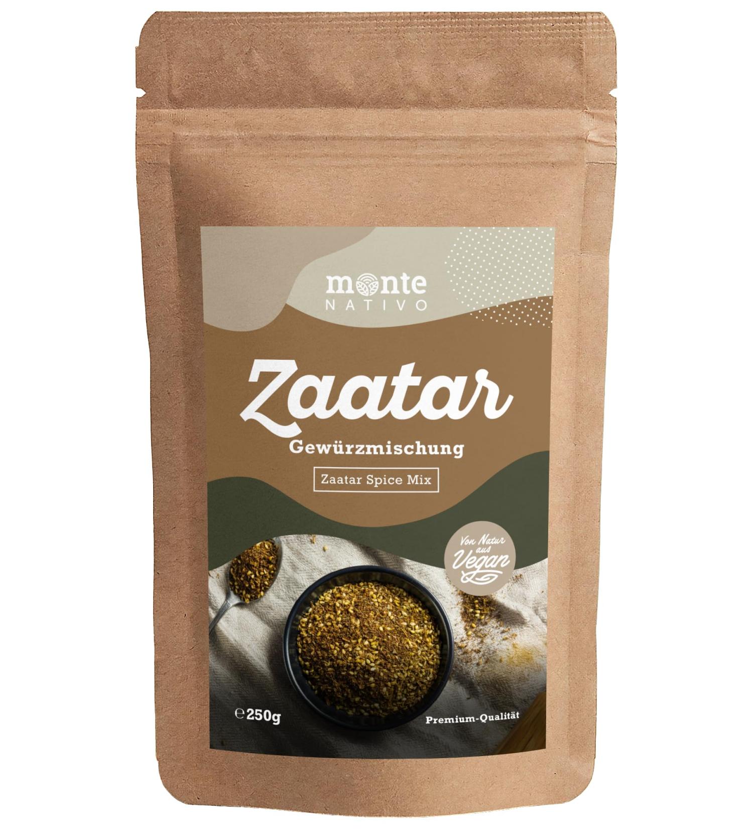 Zaatar Monte Nativo (250g) - pice de Zaatar s ch e avec soin - M lange d' pices aromatique et d licieux id al pour la p tisserie et les dips - pice orientale Zaatar 250 g (Lot de 1) - Buy Online on GoSupps.com