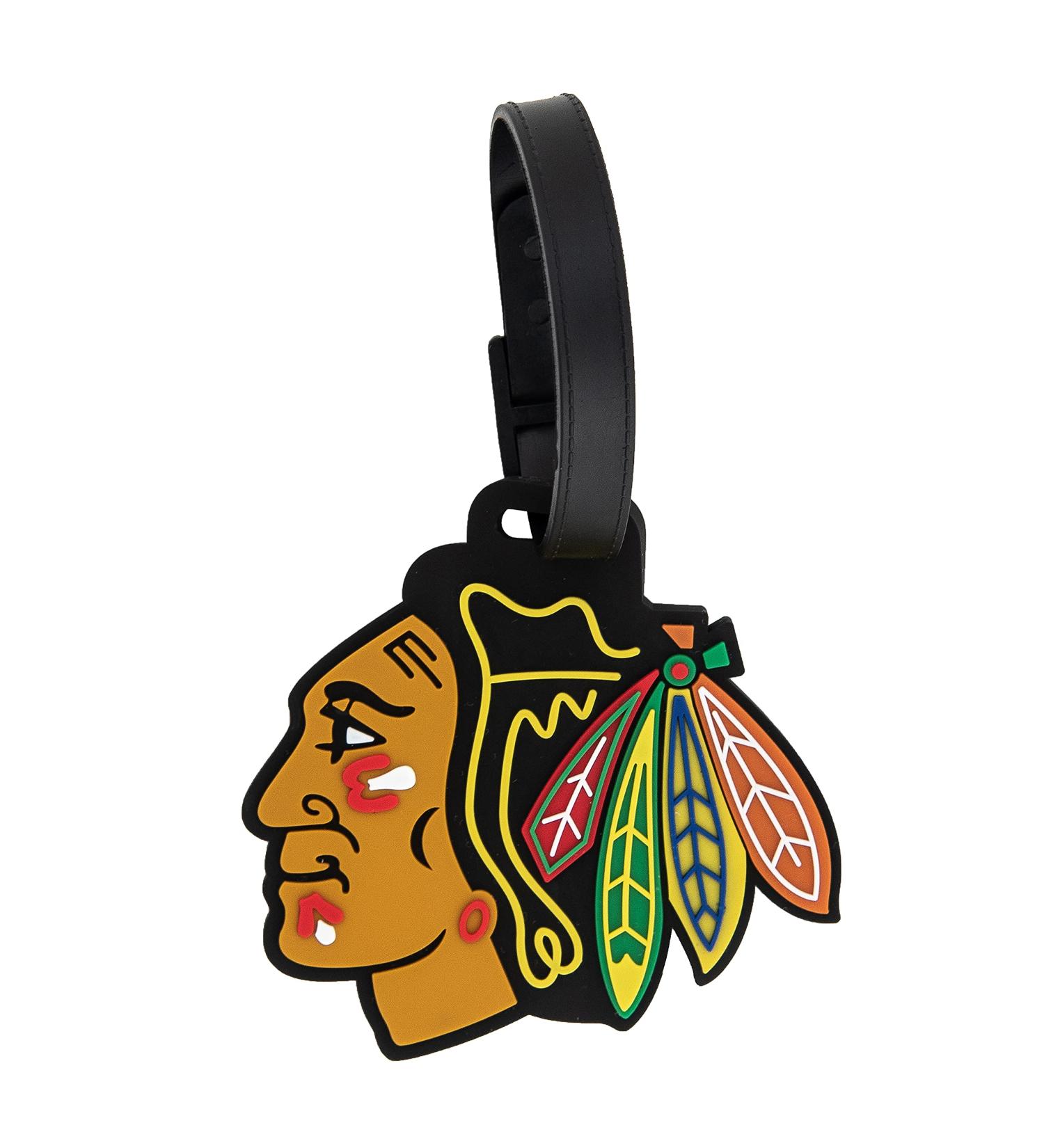 Chicago Blackhawks NHL PVC Luggage Tag - Official Team Merchandise - Buy Online on GoSupps.com