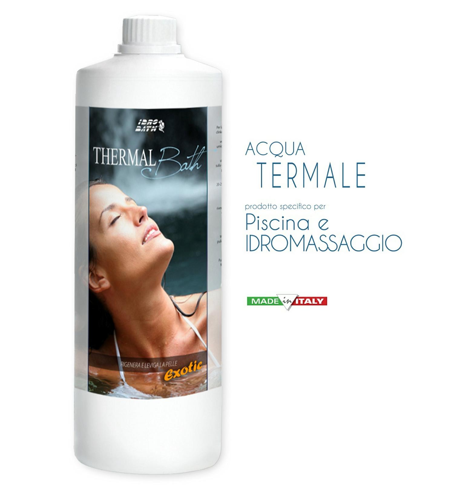 THERMAL BATH 1 LT (Exotic) - Thermal Water for Spa Hydromassage Jacuzzi and Pool. - Buy Online on GoSupps.com