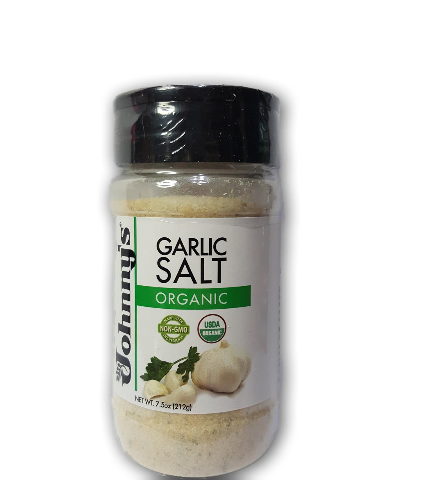 Johnny's Organic Garlic Salt (7.5oz)