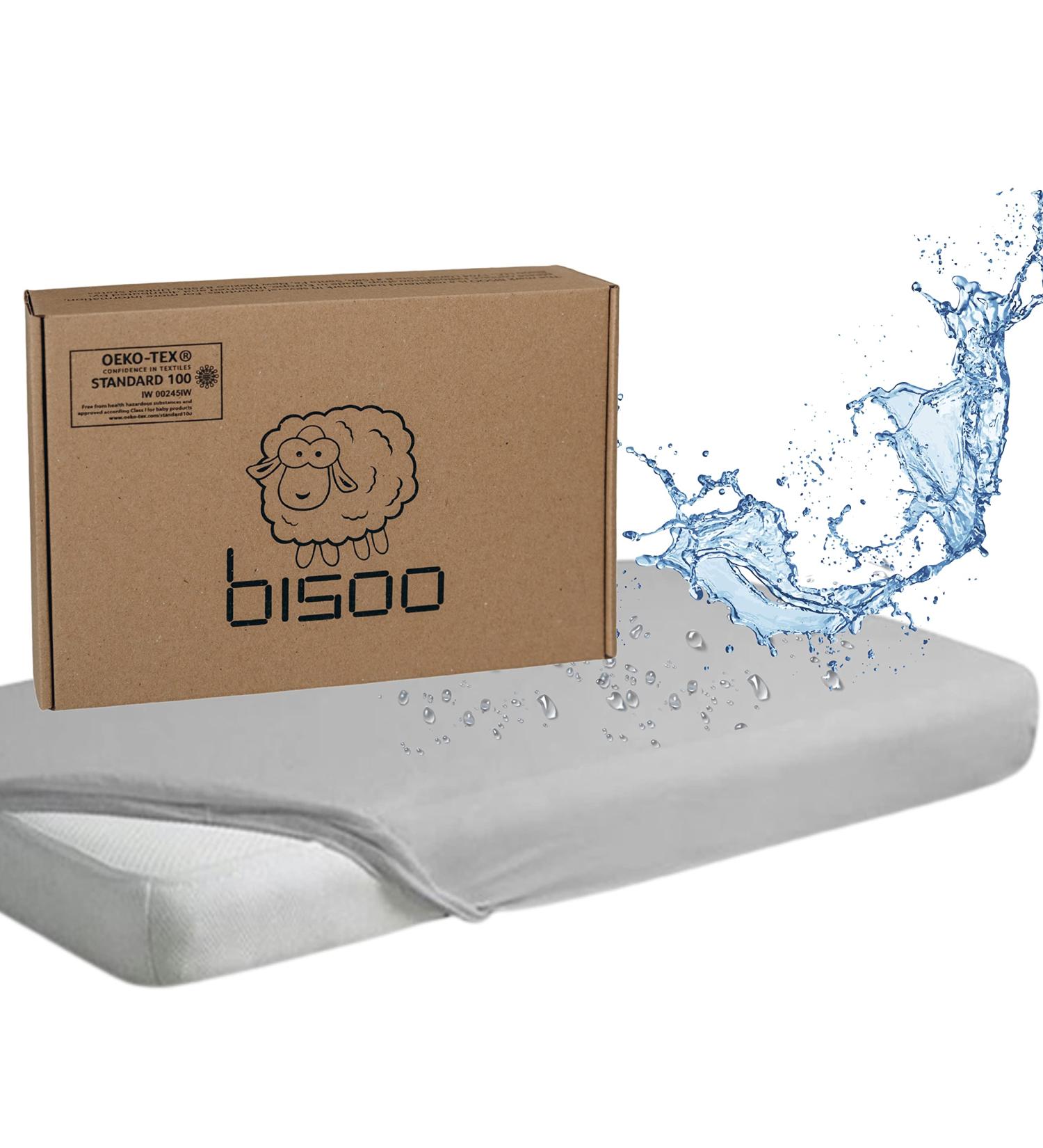 Buy BISO FRICE BETF BLACK Waterproof Baby Bed Sheet 100% Cotton Jersey - Eco-Tex Certified - 90x55/50x90 | Gray Craft Fabric | International Shipping - Buy Online on GoSupps.com