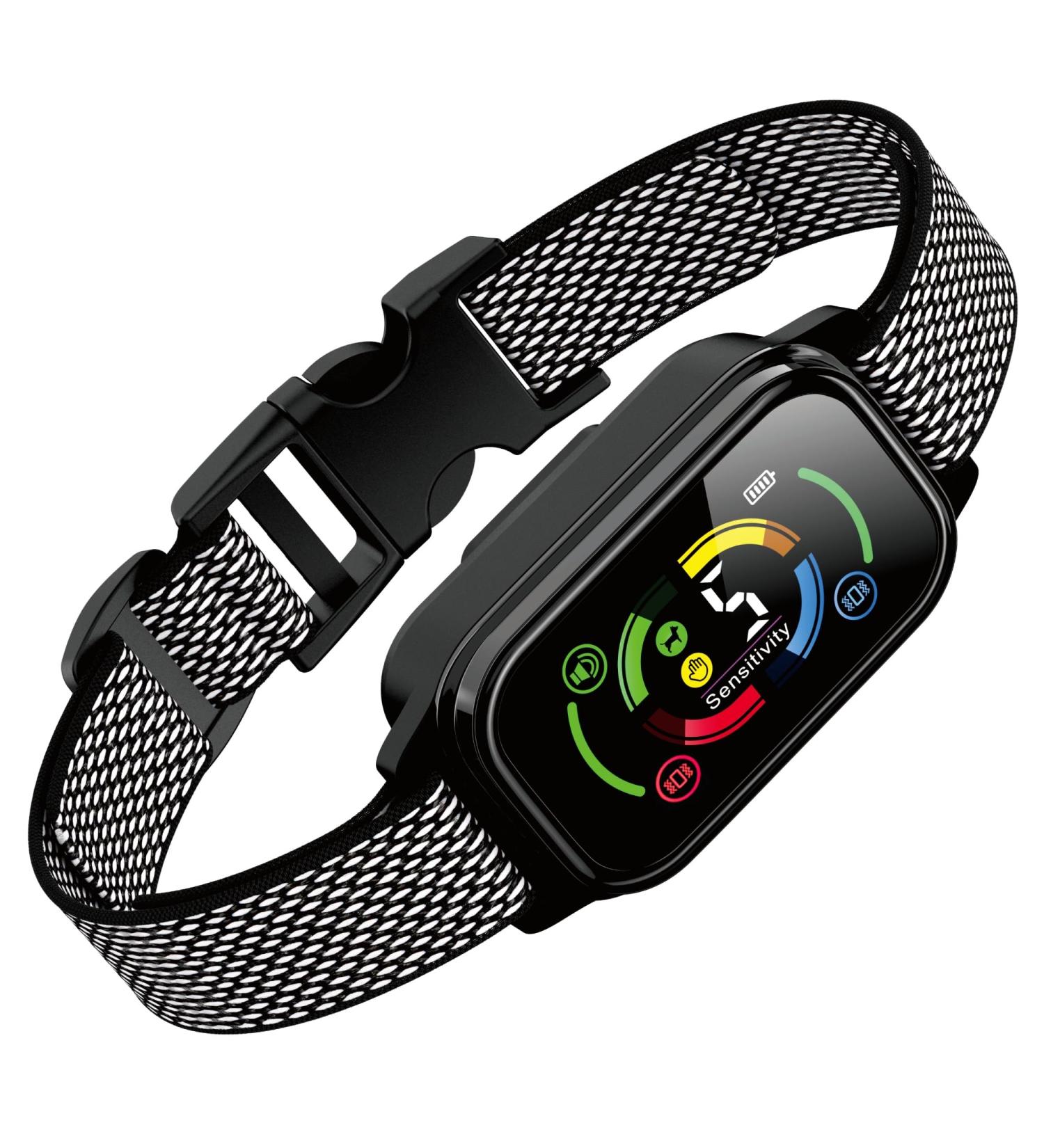 Beoankit Anti Bark Collar for Dogs - Dual Vibration, 5 Sensitivity Levels, 3 Modes - Grey - Buy Online on GoSupps.com