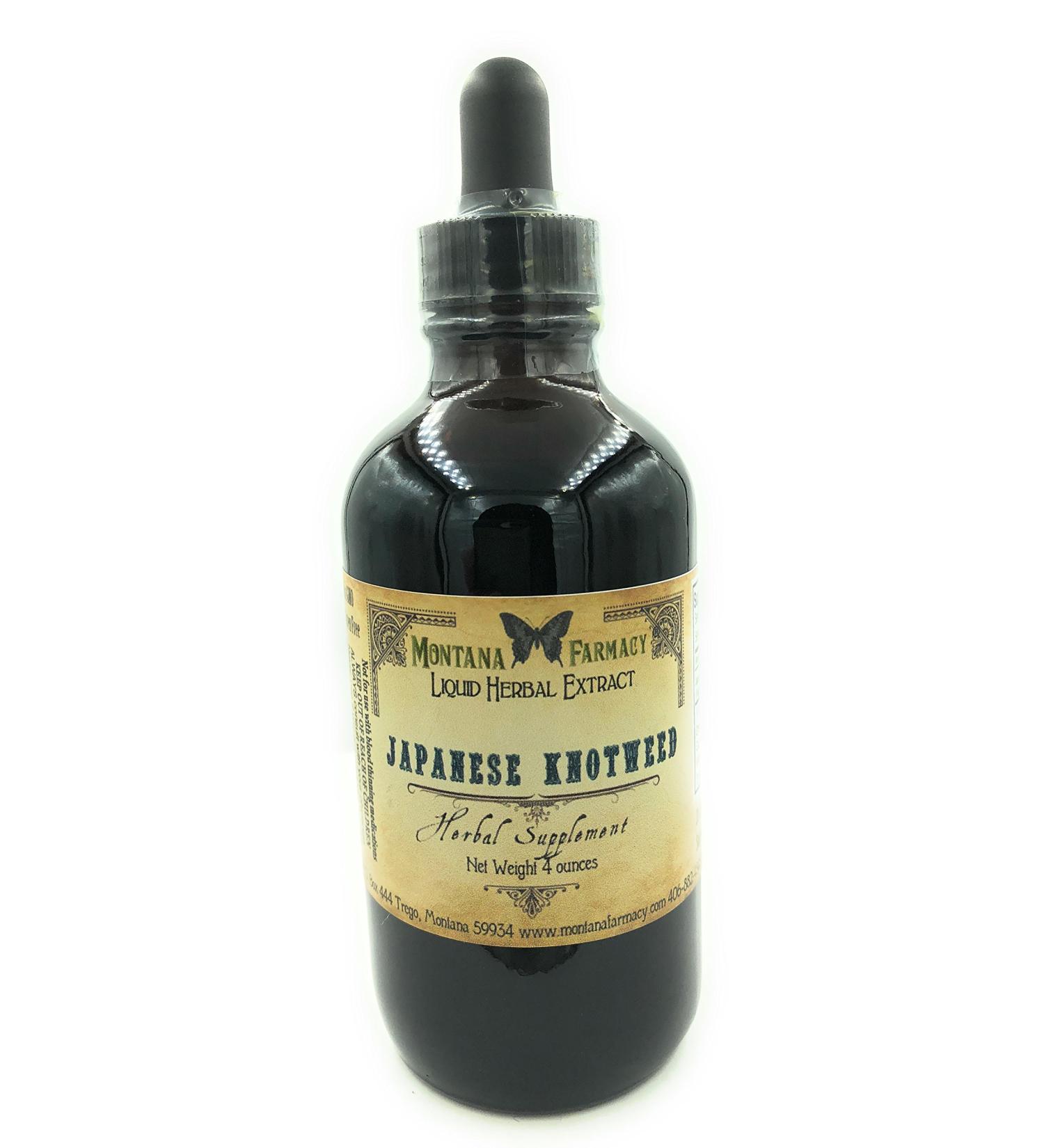 4 oz Bottle Japanese Knotweed Natural Extract Tincture (Polygonum Cuspidatum)