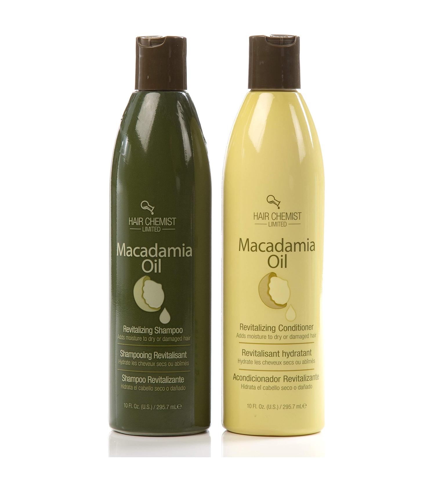Hair Chemist Macadamia Oil Revitalizing Combo - Nourishing Shampoo & Conditioner 10 oz | Best International Shipping - Buy Online on GoSupps.com