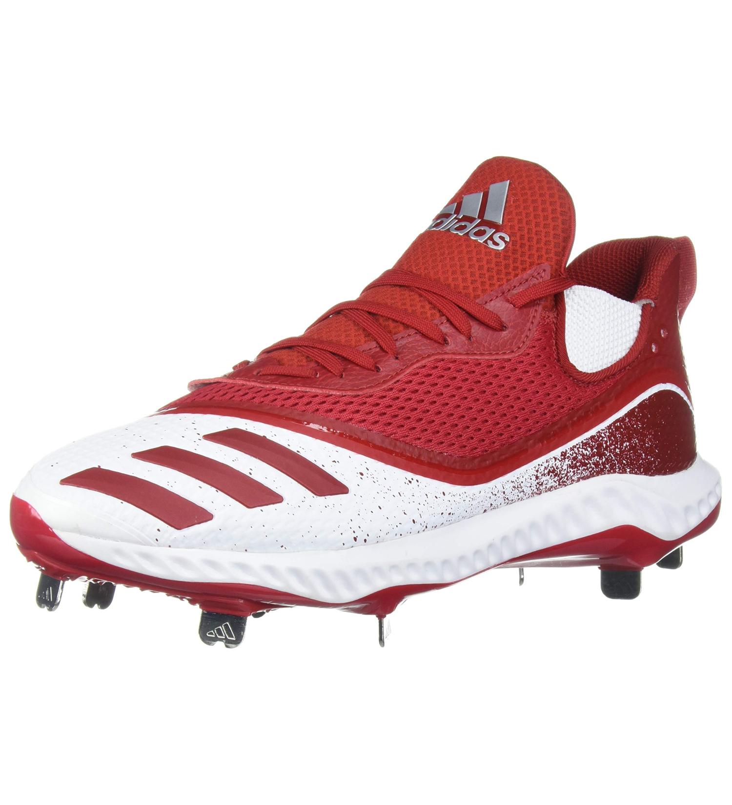 adidas Men's Icon V Bounce Cleats Baseball Shoe 12 - Power Red/White - Buy Online on GoSupps.com