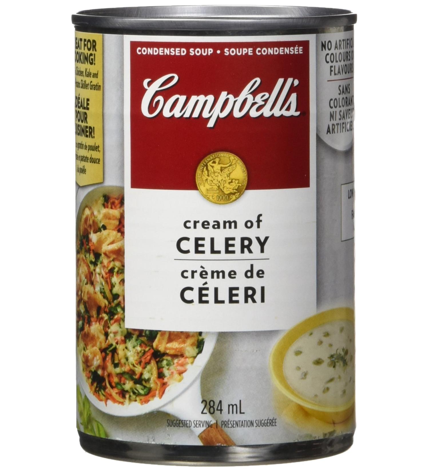 Campbell's Cream Of Celery Soup 284ml 24-Count - Buy Online on GoSupps.com