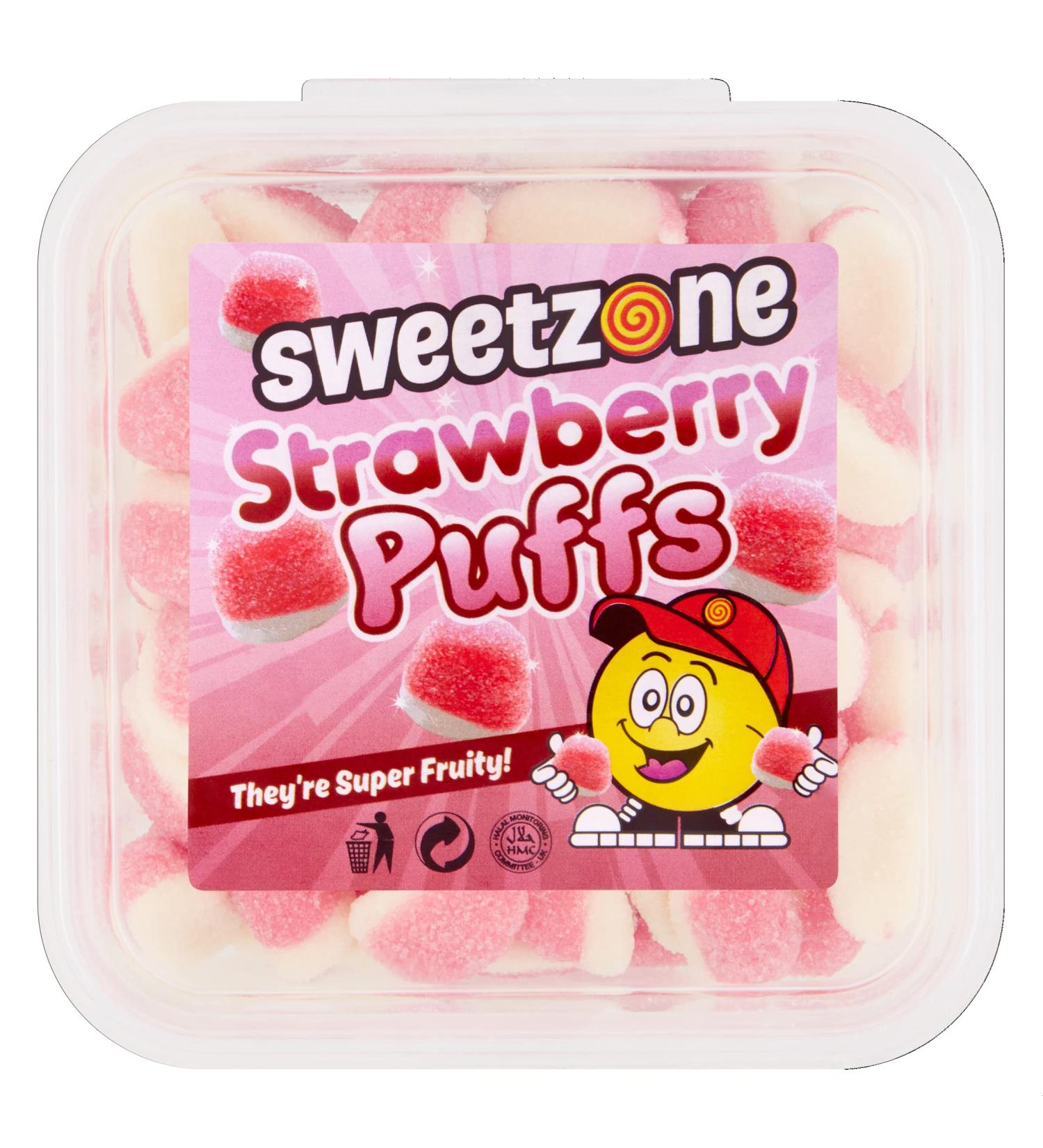 Strawberry Puffs 180G Tub HMC Certified Halal