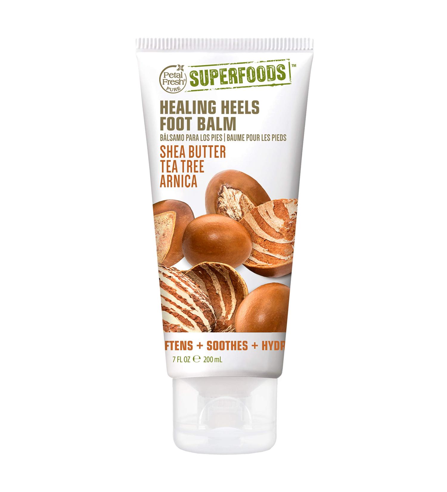Petal Fresh Pure SuperFoods Foot Balm - Healing & Softening Shea Butter, Tea Tree & Arnica, 7 fl oz - Buy Online on GoSupps.com