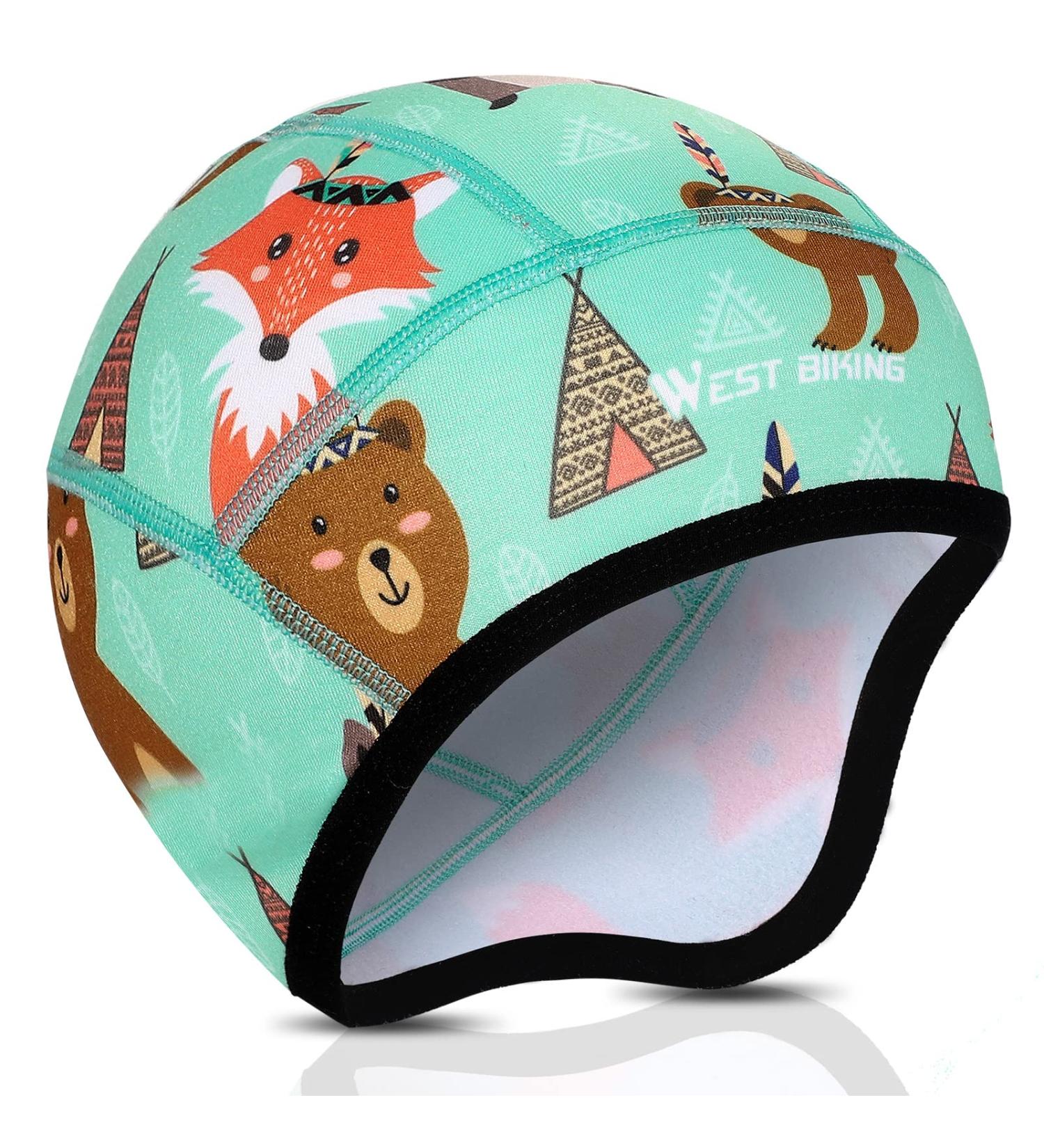 ICOCOPRO Winter Bicycle Hat for Kids | Unisex Warm Cap Under Helmet | Sports Windproof Running Hat | Perfect for Outdoor Activities | Fits 52.0 cm - Buy Online on GoSupps.com