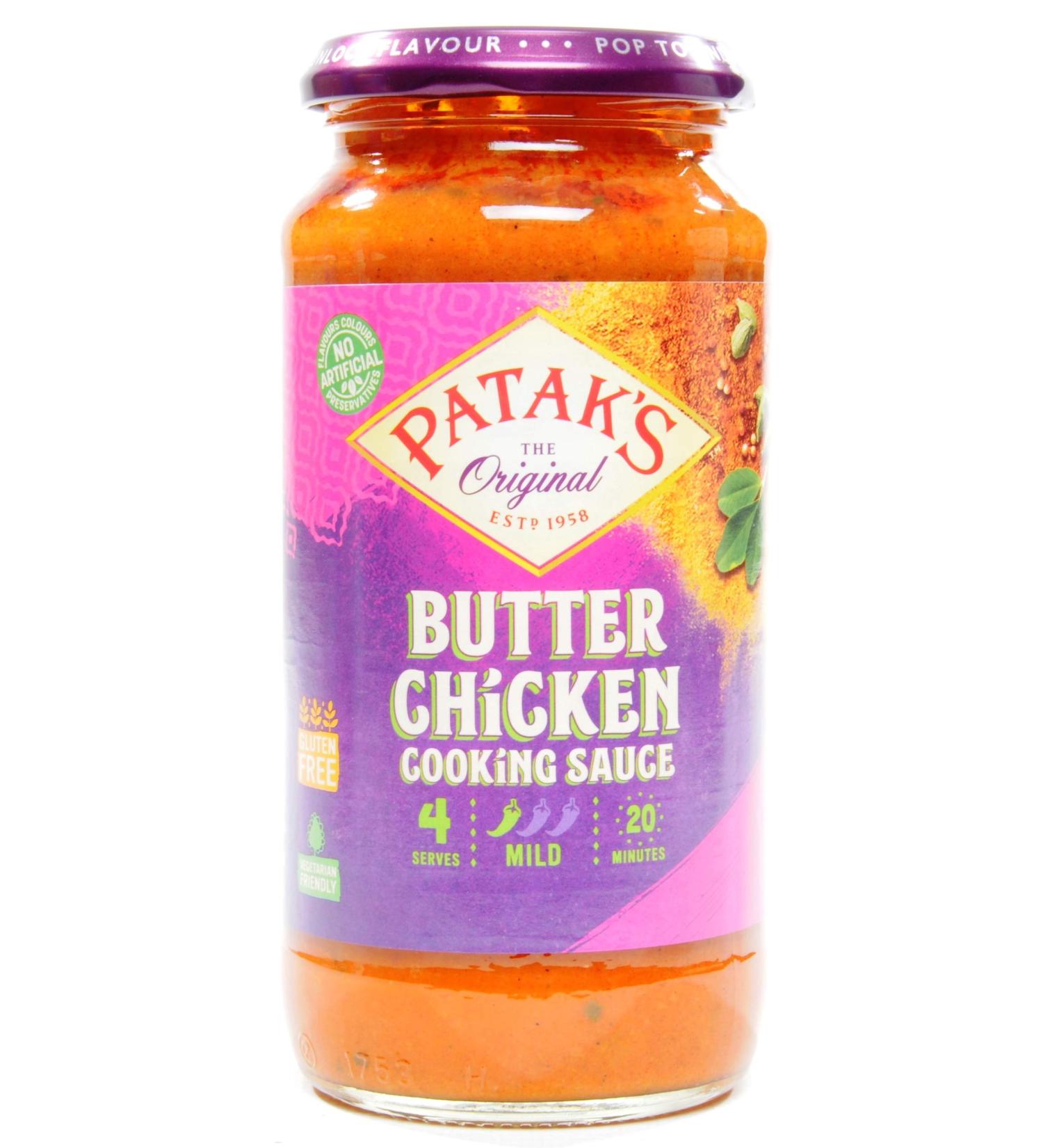 Pataks Indian sauces and pastes Butter Chicken Sauce 2 x 450g