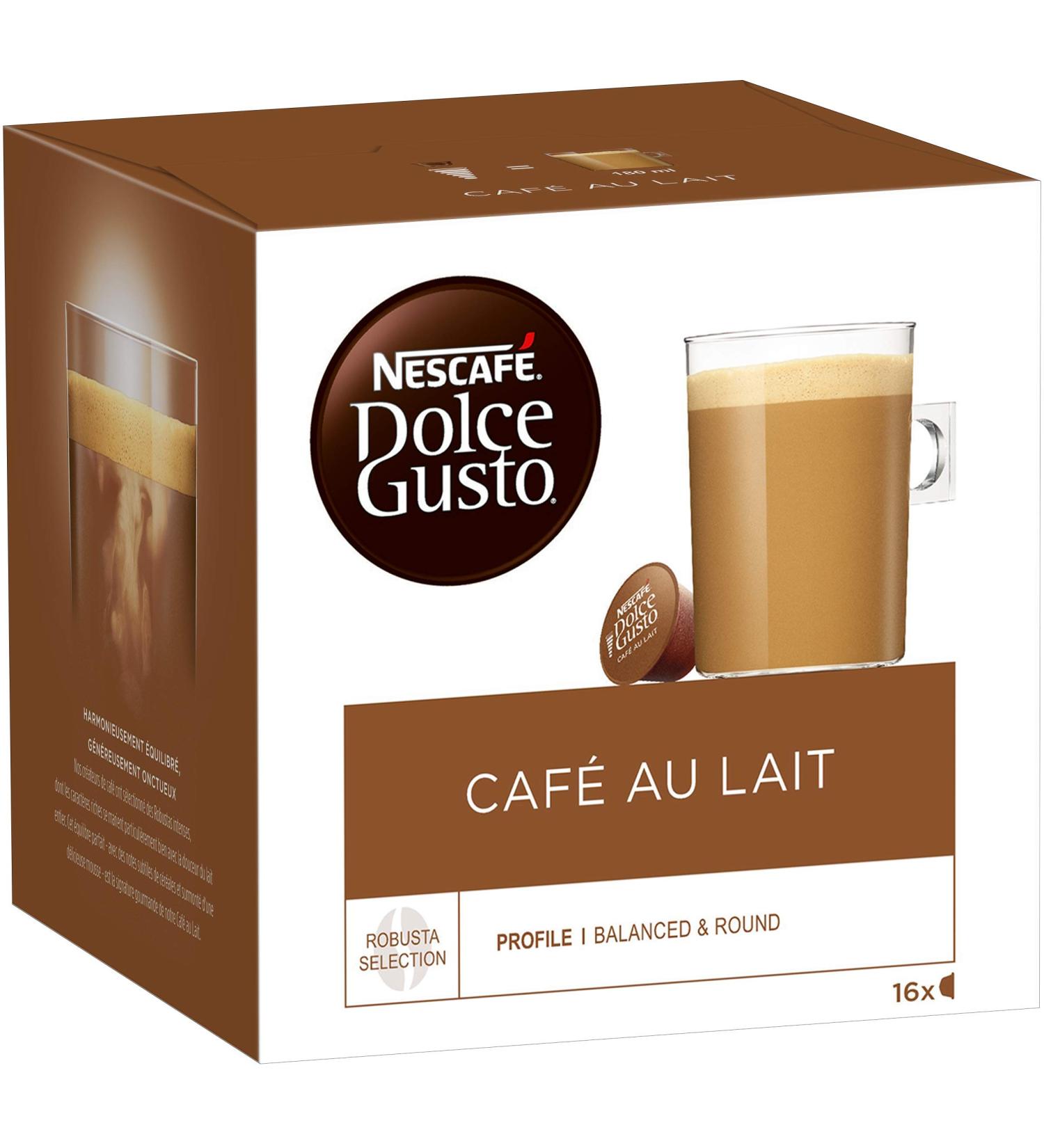  NESCAFE DOLCE GUSTO Nescaf Dolce Gusto Coffee with Milk 16 x 7g - Buy Online on GoSupps.com