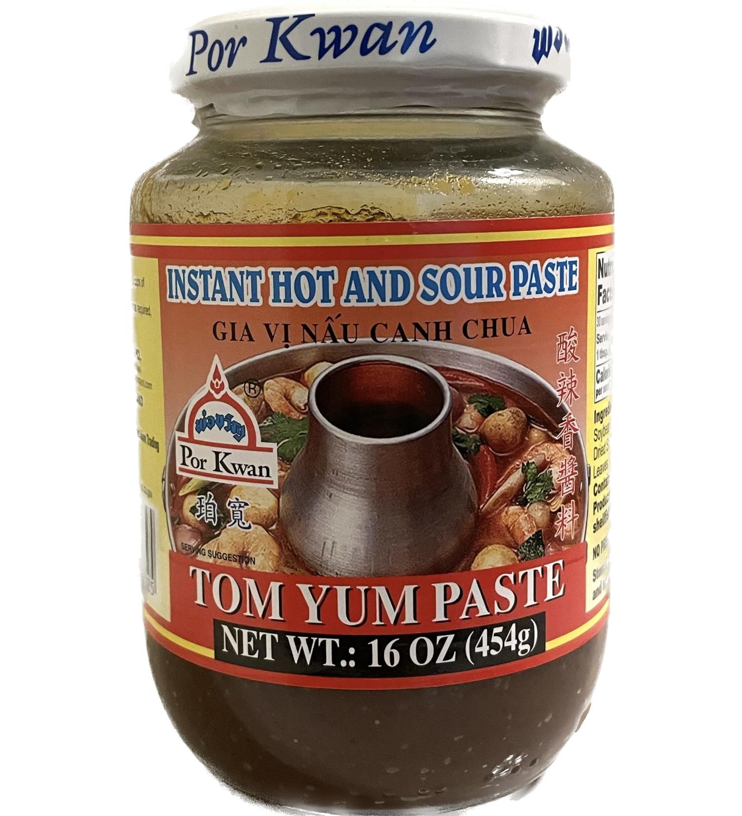 Buy POR KWAN Instant Sour Sop (Tom Yum) Paste - 454 GR | Authentic Thai Flavor - International Shipping - Buy Online on GoSupps.com