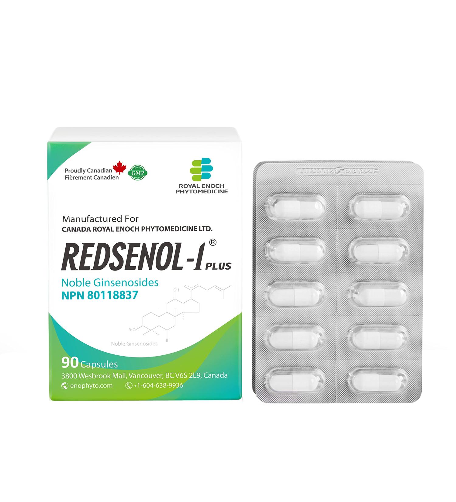 Redsenol 16 Rare Ginsenosides:Rk2 Rg3 Rg5 Rh2 Rh3 aPPD 20% Rare Ginsenosides 1 Box x 90 Capsules 90 count (Pack of 1) - Buy Online on GoSupps.com