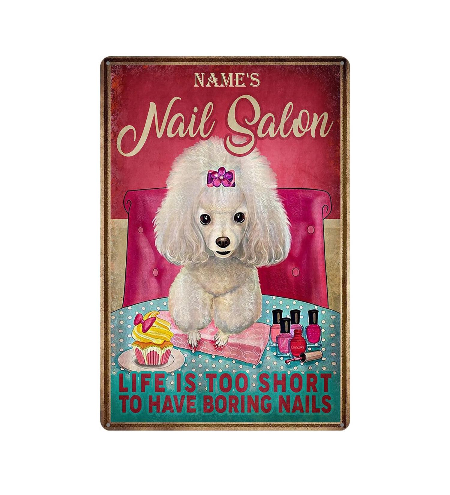 CAEJCCL 5D Diamond Painting Kits Nail Salon Paint by Number Full Round Drill Diamond Art for Adults Decoration and Recreation 12x16 Inches - Buy Online on GoSupps.com