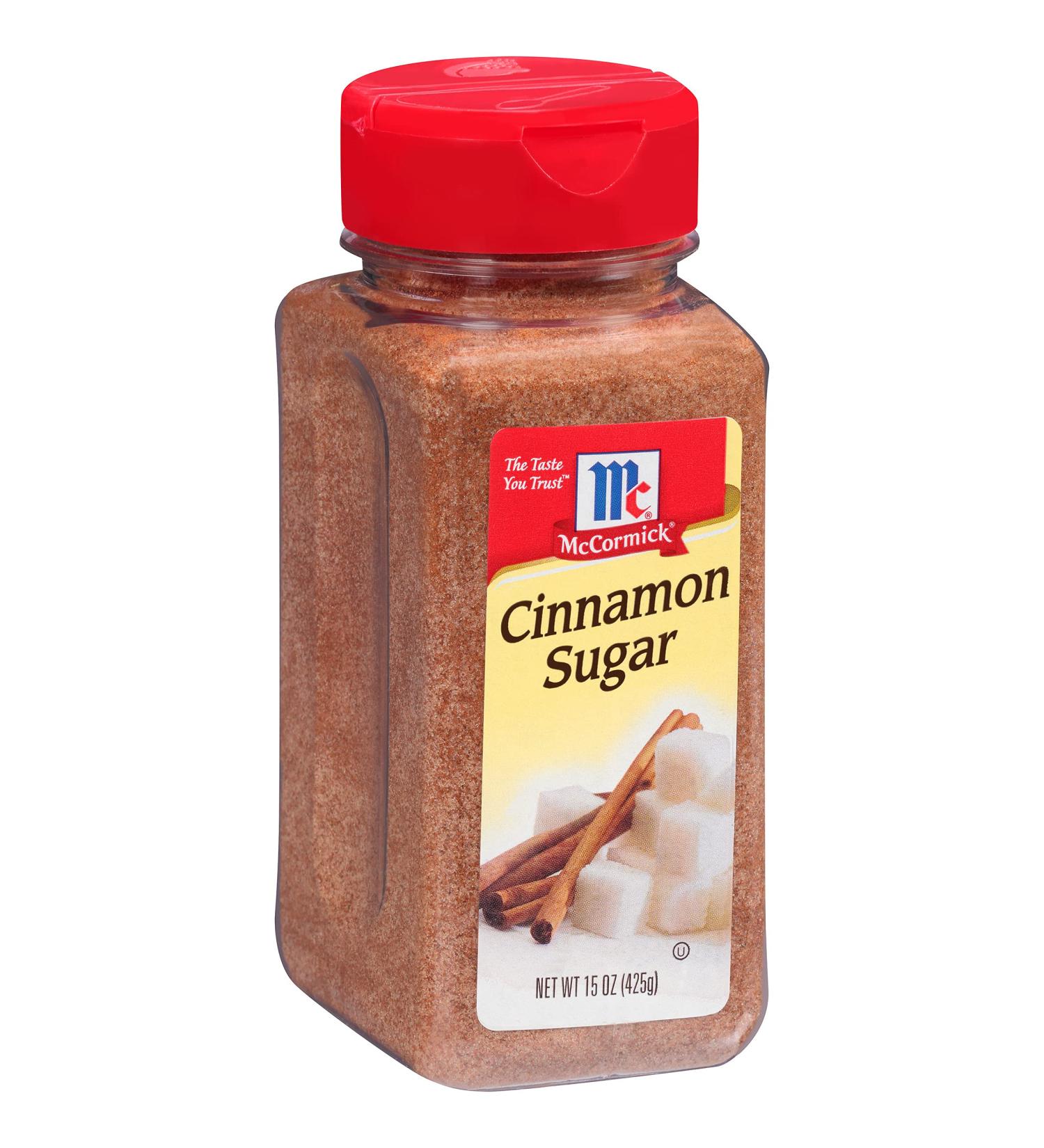 McCormick Cinnamon Sugar 15 oz - Sweet and Spicy Blend - 1 Pack - Buy Online on GoSupps.com