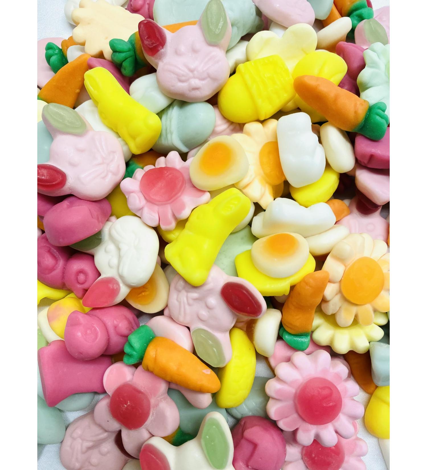 Sweet Easter Jelly Pick and Mix - 1KG Bag - Jelly Bunnies - Eggs - Carrots - Chicks - Flowers - Easter Sweets - Buy Online on GoSupps.com