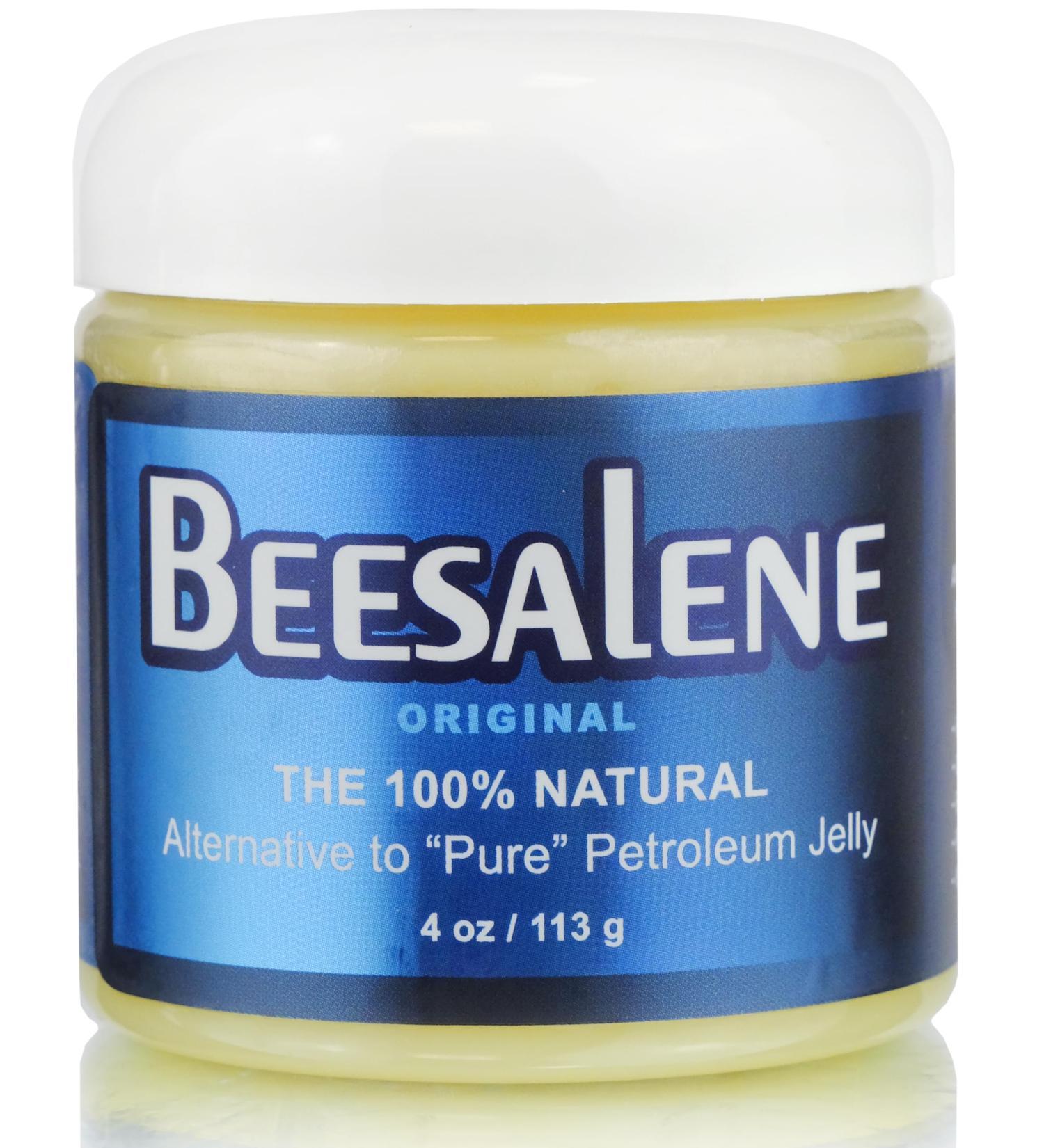 Beesalene Original Unpetroleum - 100% Natural & Hypoallergenic Alternative to Petroleum Jelly - Lips Hands Baby Makeup Remover and More (4 Ounce) 4 Ounce (Pack of 1) - Buy Online on GoSupps.com