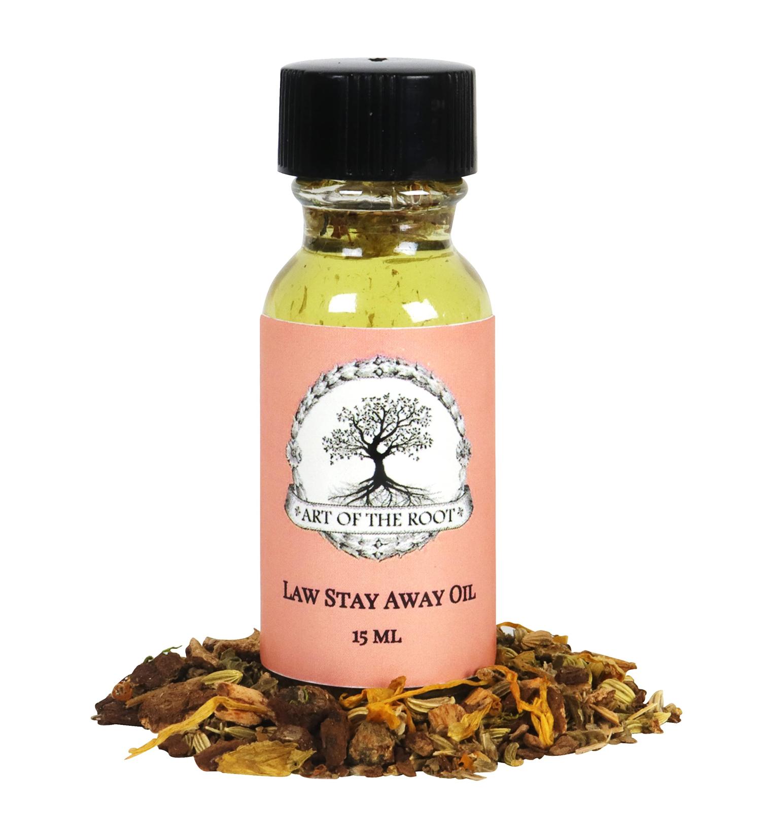 Law Stay Away Oil by Art of the Root | Handmade Oil with Herbs & Essential Oils | Conjure, Wicca, Pagan, Spells - Buy Online on GoSupps.com