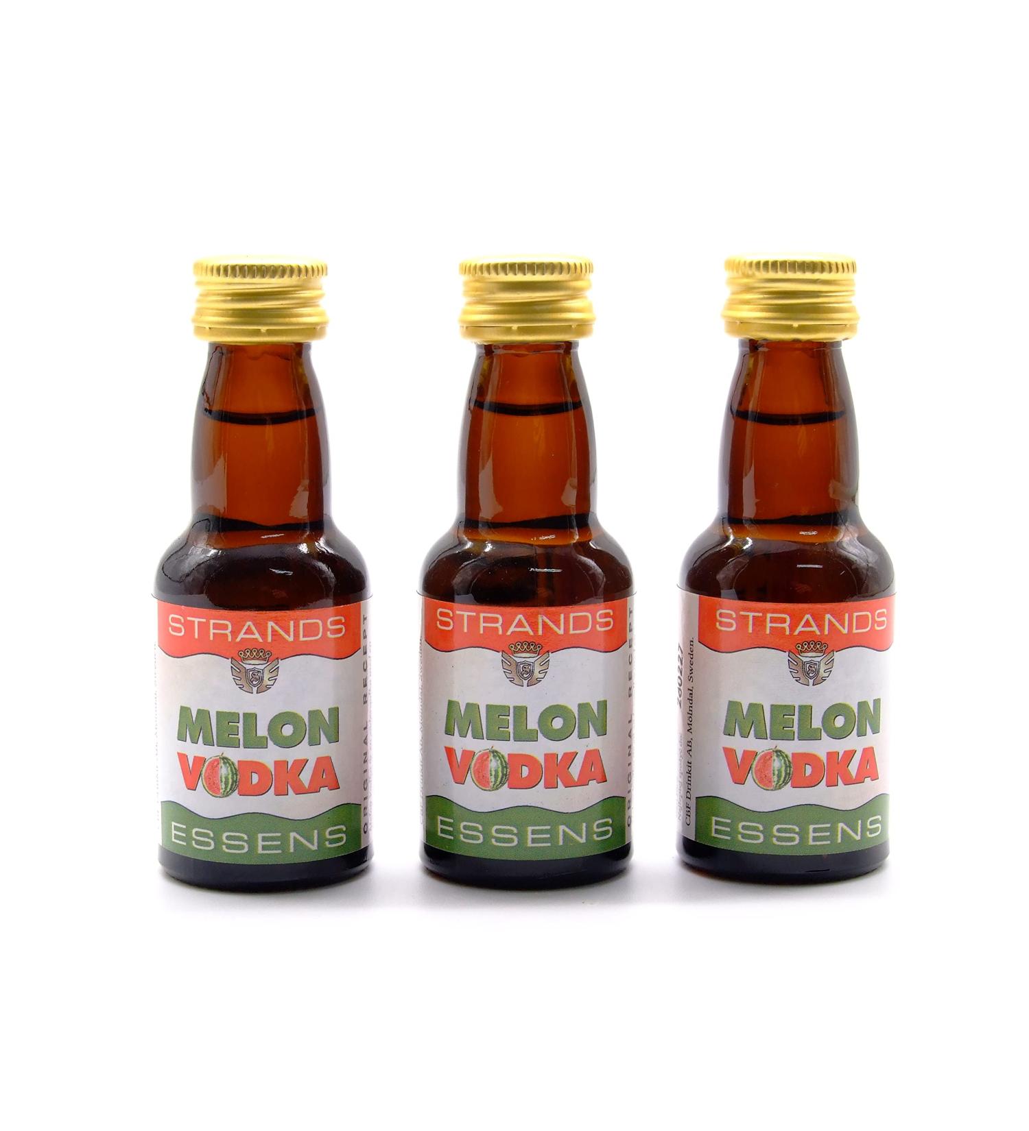 Melon Vodka 3x25 ml - alcohol free | Vodka Essence | Cake flavouring