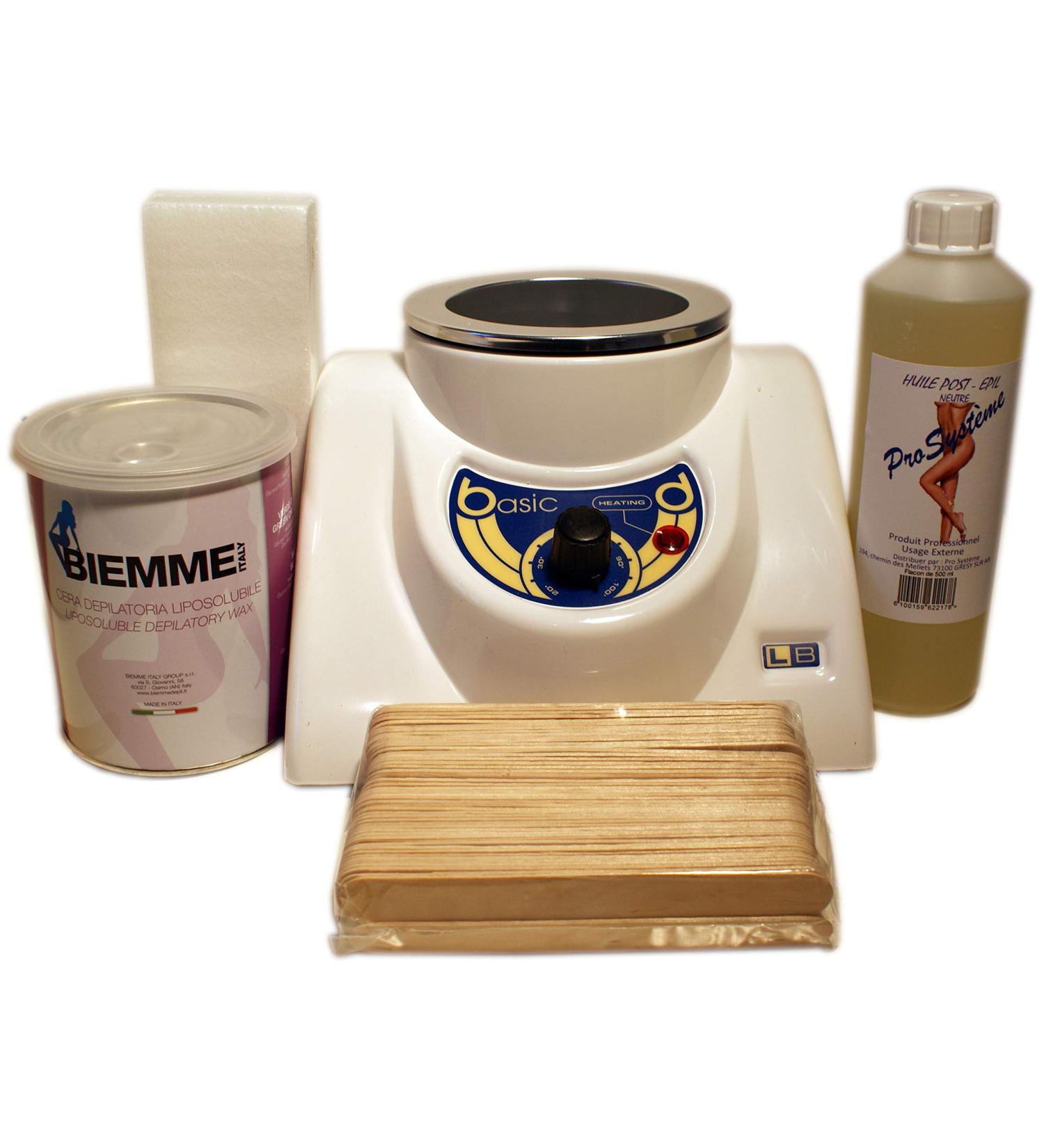 Epilwax S.A.S Professional Wax Kit - 800ml Wax Warmer & Honey Wax for Intimate Armpit & Face Hair Removal - Buy Online on GoSupps.com