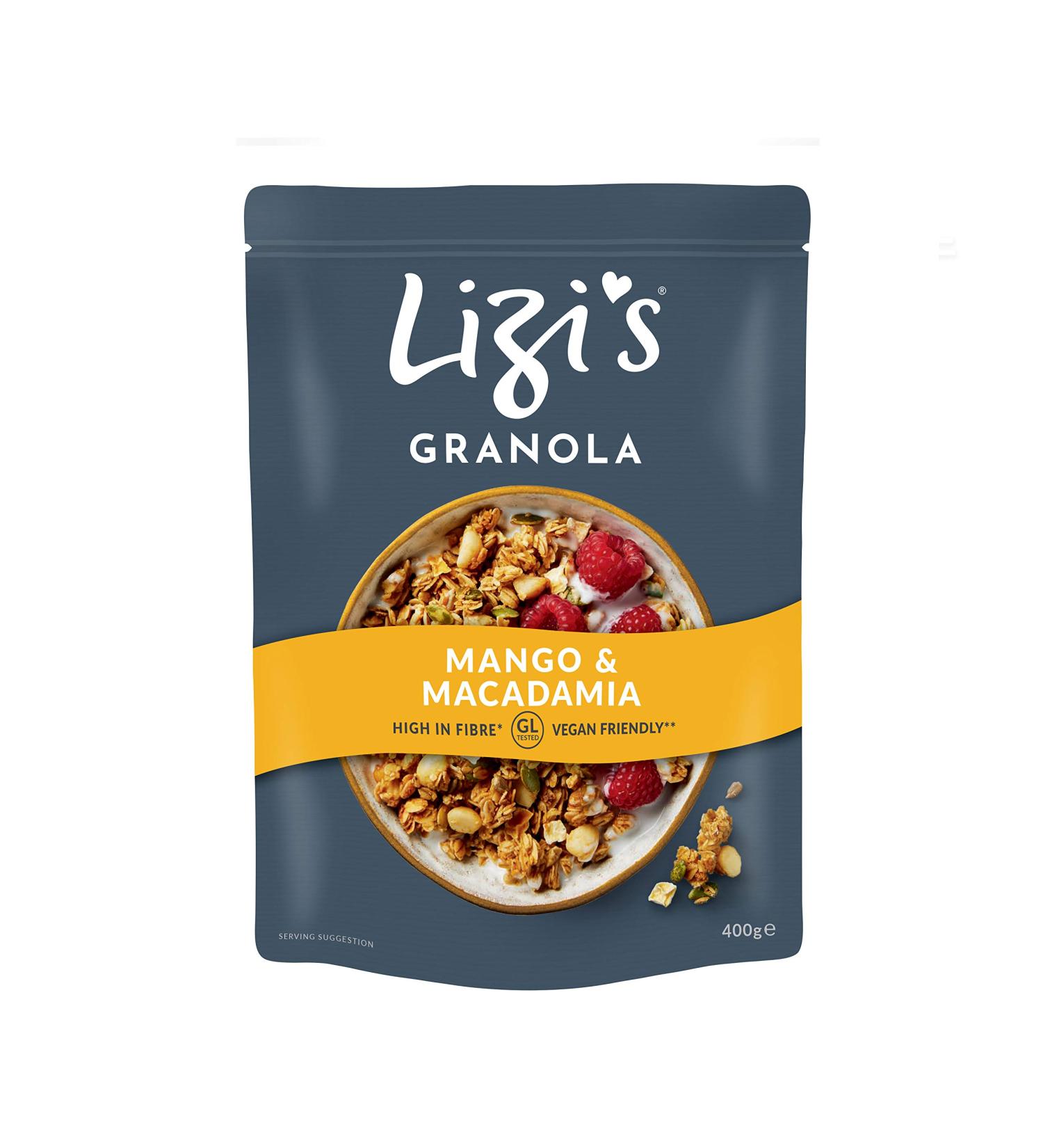 Lizi's Mango Macadamia Granola 400 g - Buy Online on GoSupps.com
