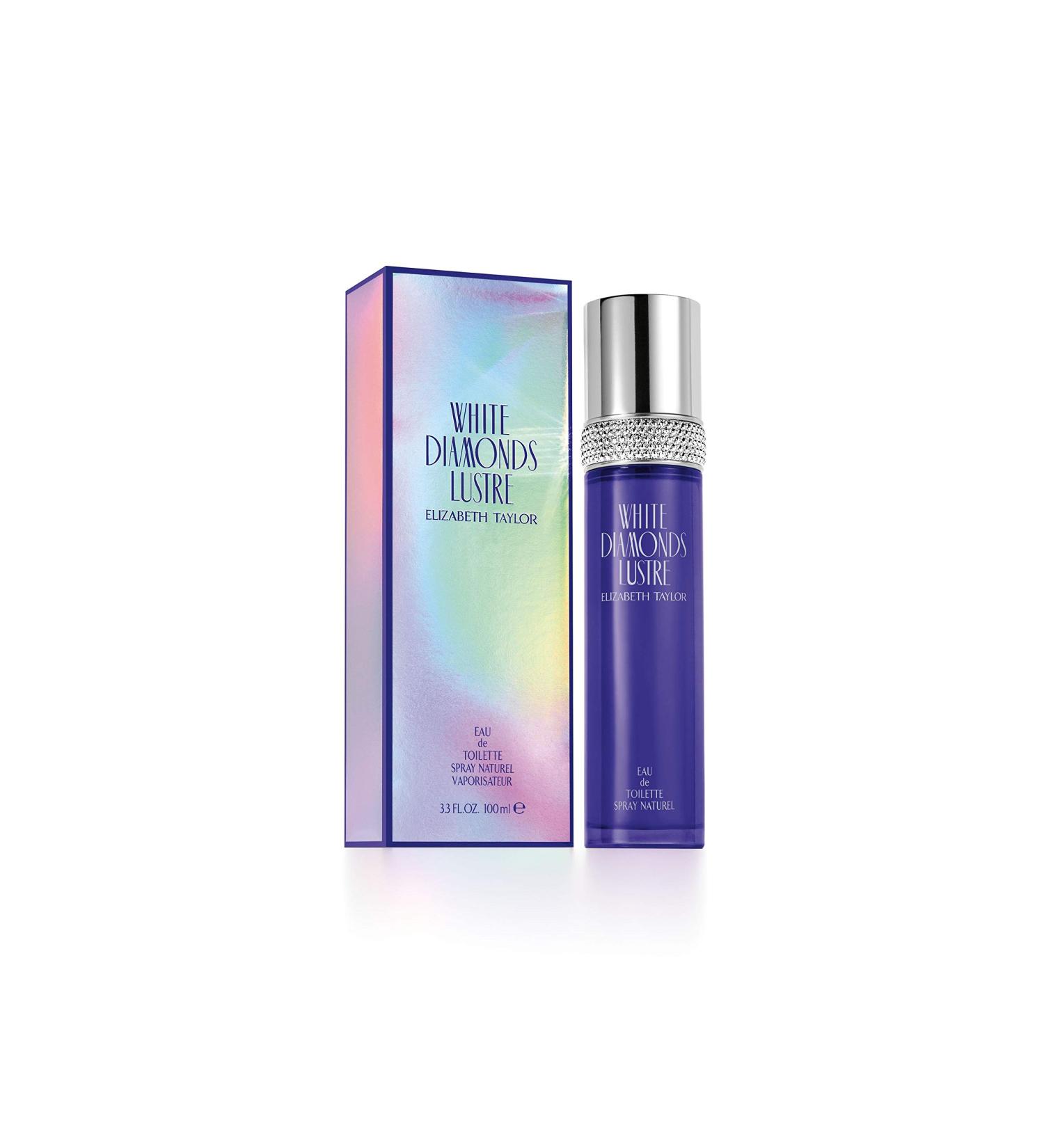ELIZABETH TAYLOR White Diamonds Luster Eau De Toilette Spray 3.3 Ounce - Buy Online on GoSupps.com