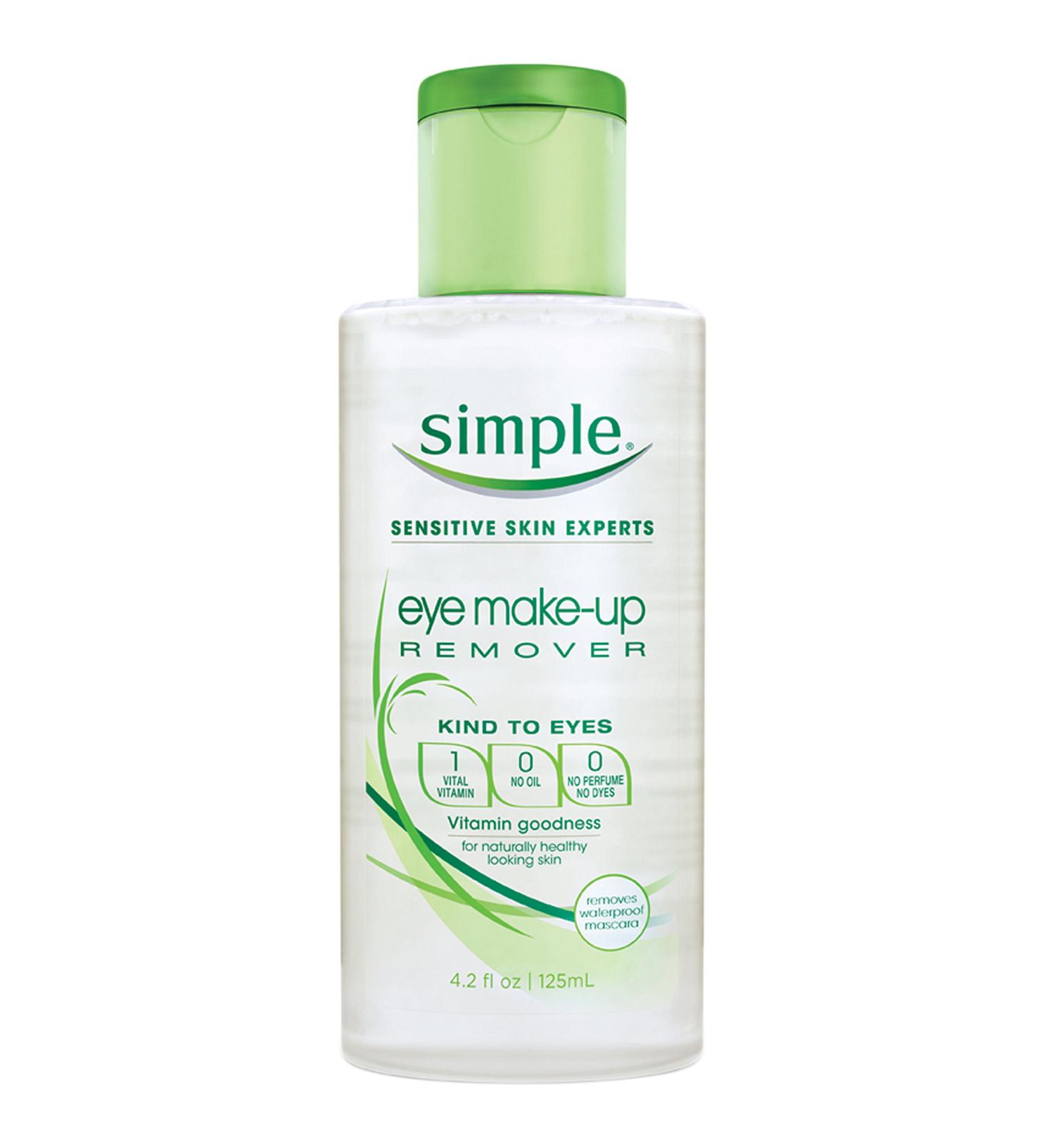 Simple Kind to Eyes Eye Makeup Remover 4.2 oz - Gentle Eye Makeup Remover - Buy Online on GoSupps.com