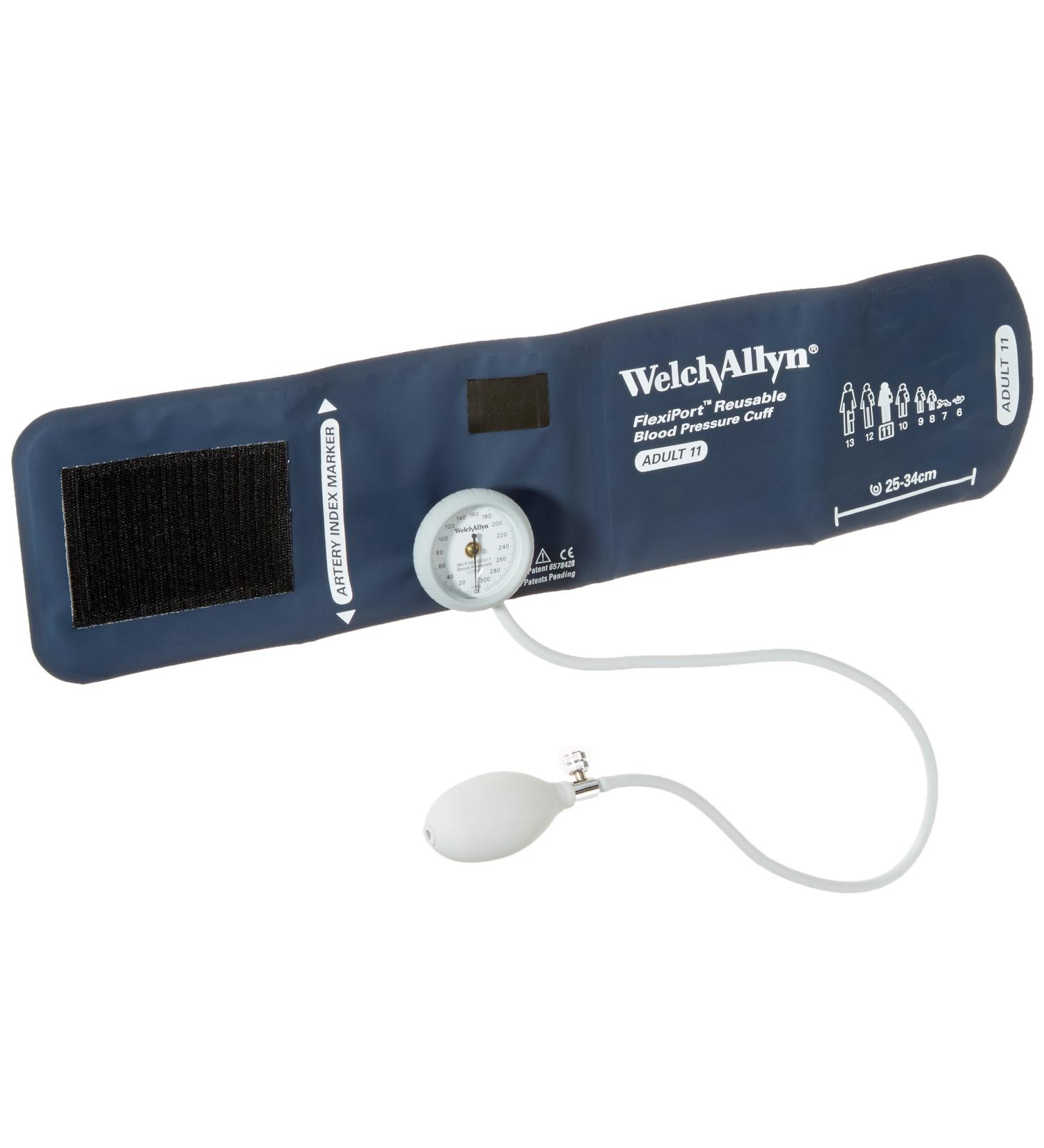 Welch Allyn DS44-11 Adult Blood Pressure Gauge with Durable Cuff - Buy Online on GoSupps.com