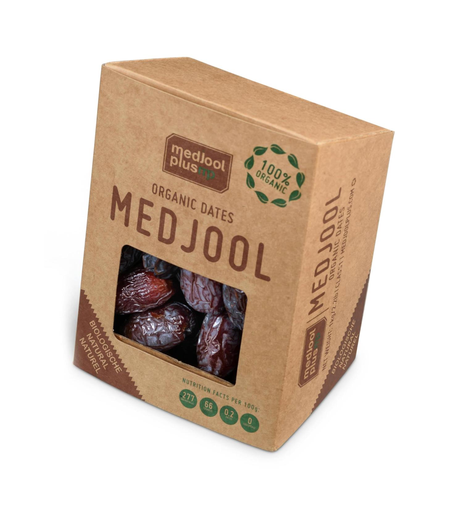 Koro Bio Medjool Dates 1kg - Honey Sweet Caramel Notes Fiber-Rich Delights - International Shipping Available - Buy Online on GoSupps.com