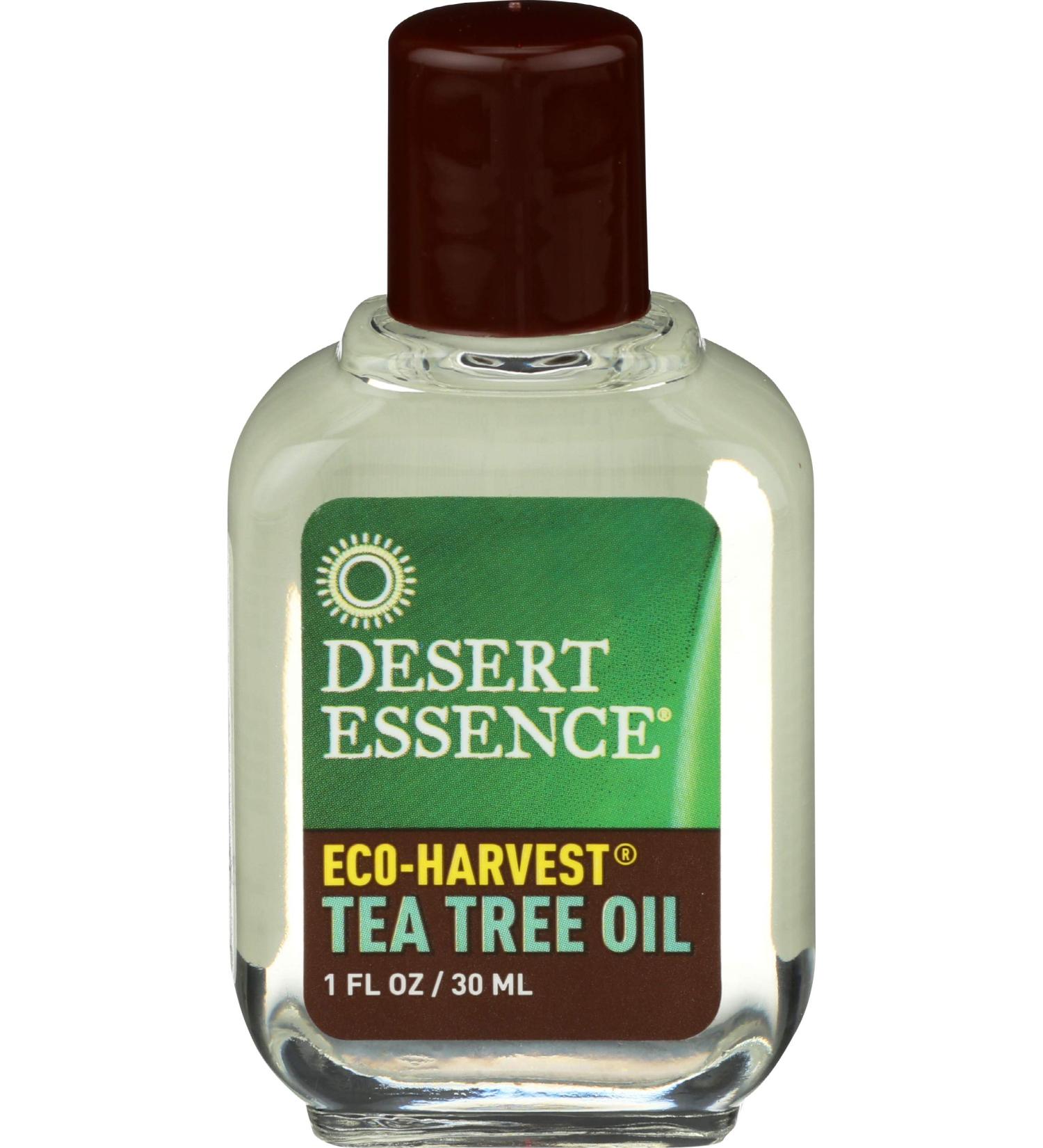 Desert Essence Tea Tree Oil - Eco Harvest for Natural Skin Care | International Shipping - Buy Online on GoSupps.com
