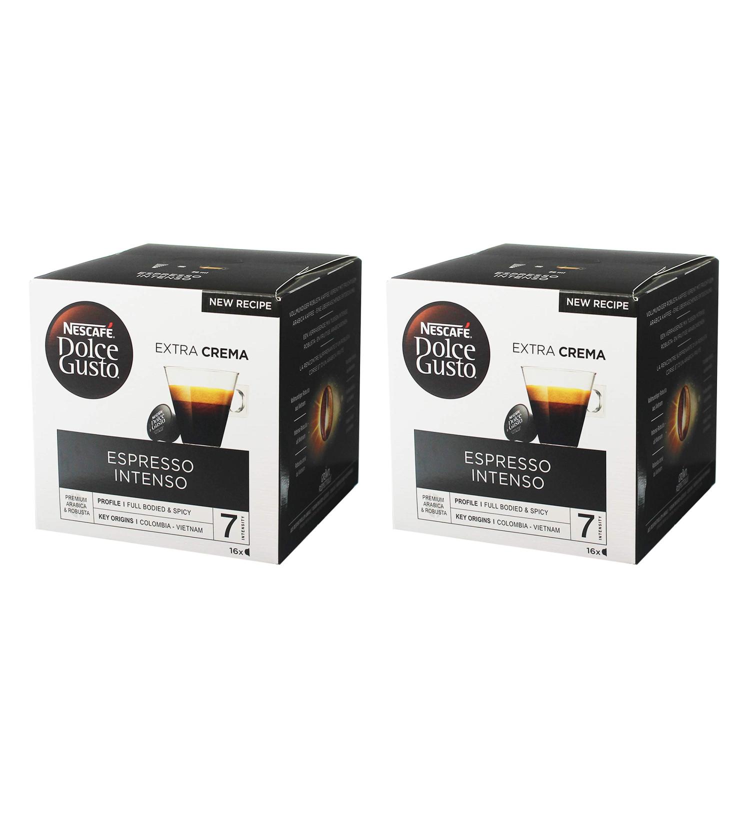  NESCAFE DOLCE GUSTO Nescaf Dolce Gusto Espresso Intenso Pack of 2 2 x 16 Capsules - Buy Online on GoSupps.com