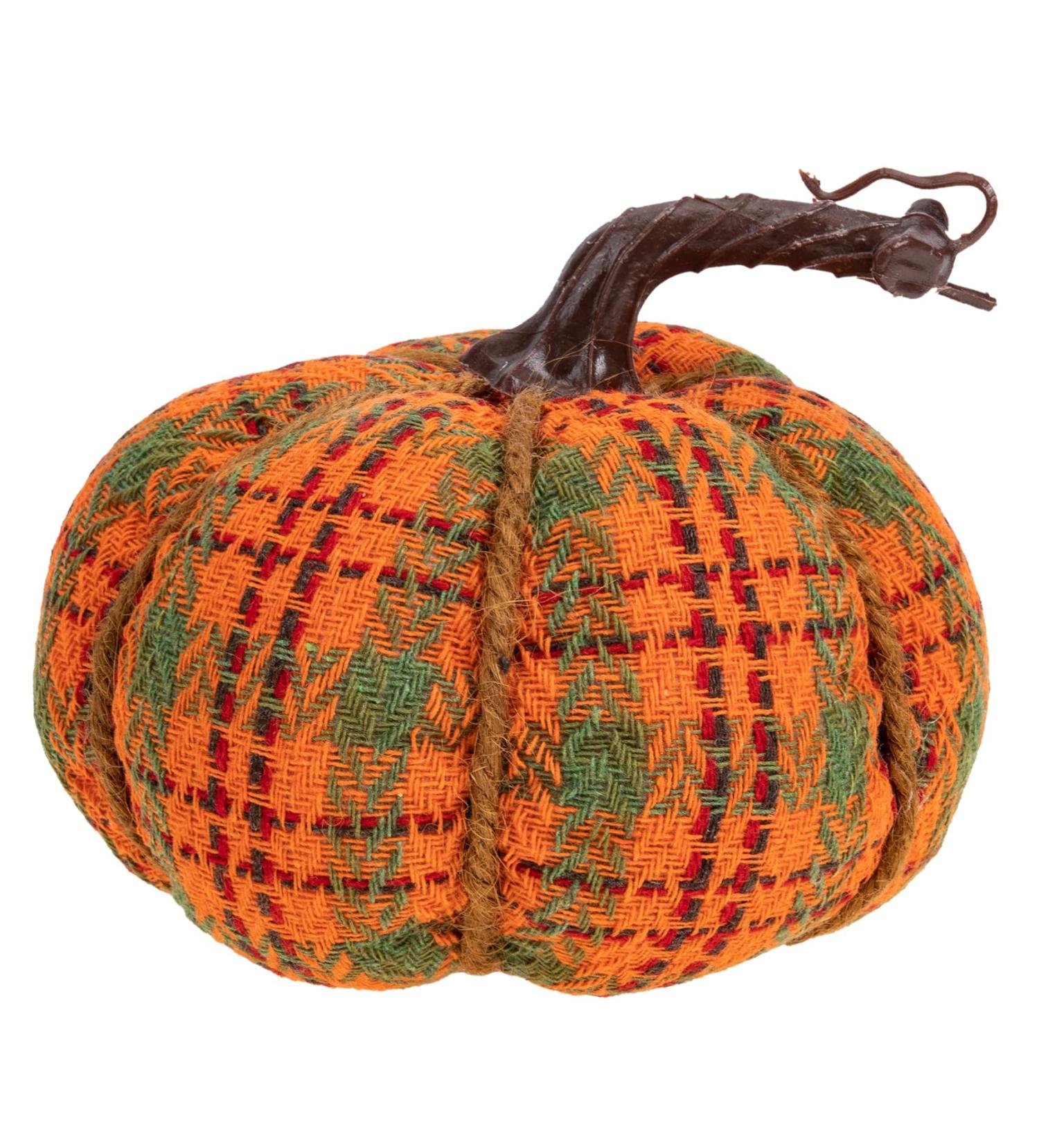 OUNONA Thanksgiving Pumpkin Decor Ornament Pumpkin Pin Cushions Fabric Photo Prop Fake Pumpkin Household Colorful 15x15cm - Buy Online on GoSupps.com