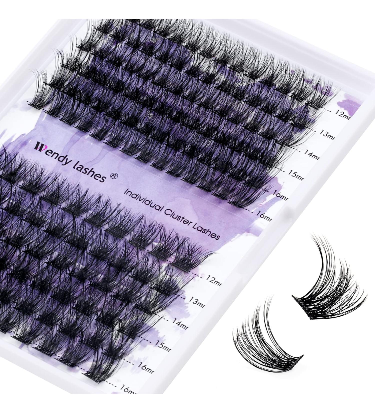 Curl Cluster Lashes C3+C9 0.07mm 12-16mm Mixed DIY Extensions | Reusable Soft Wispy Clusters | Wide Stem Individual Eyelash Clusters - Buy Online on GoSupps.com