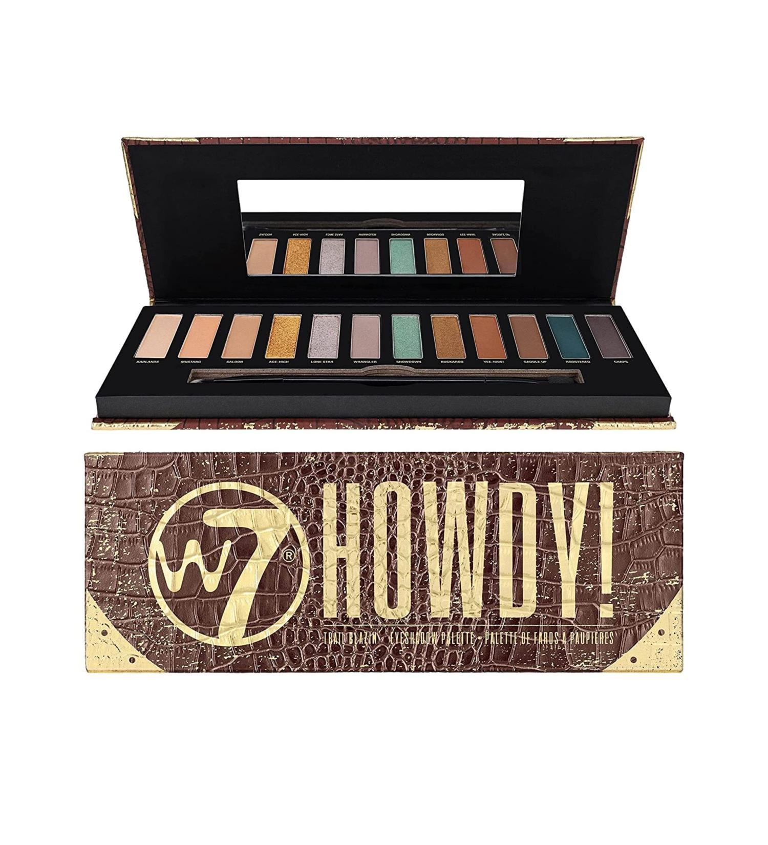 W7 Trail-Blazin Eyeshadow Palette - Howdy | Vibrant Shades for Creative Looks | Shop Internationally! - Buy Online on GoSupps.com