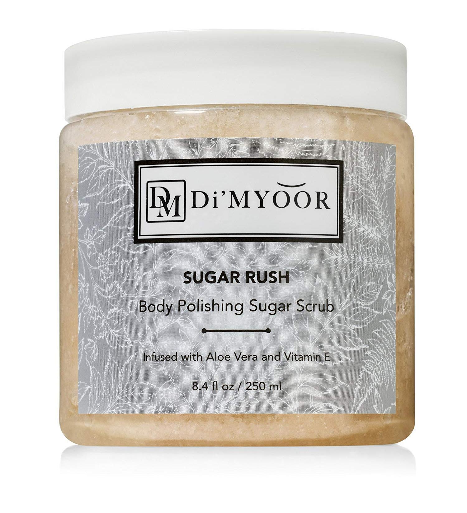 SUGAR RUSH Body Polishing Sugar Scrub - Organic Anti-Aging Exfoliator with Aloe Vera & Vitamin E | Nourishing Skin Care | Di Myoor - Ships Worldwide - Buy Online on GoSupps.com
