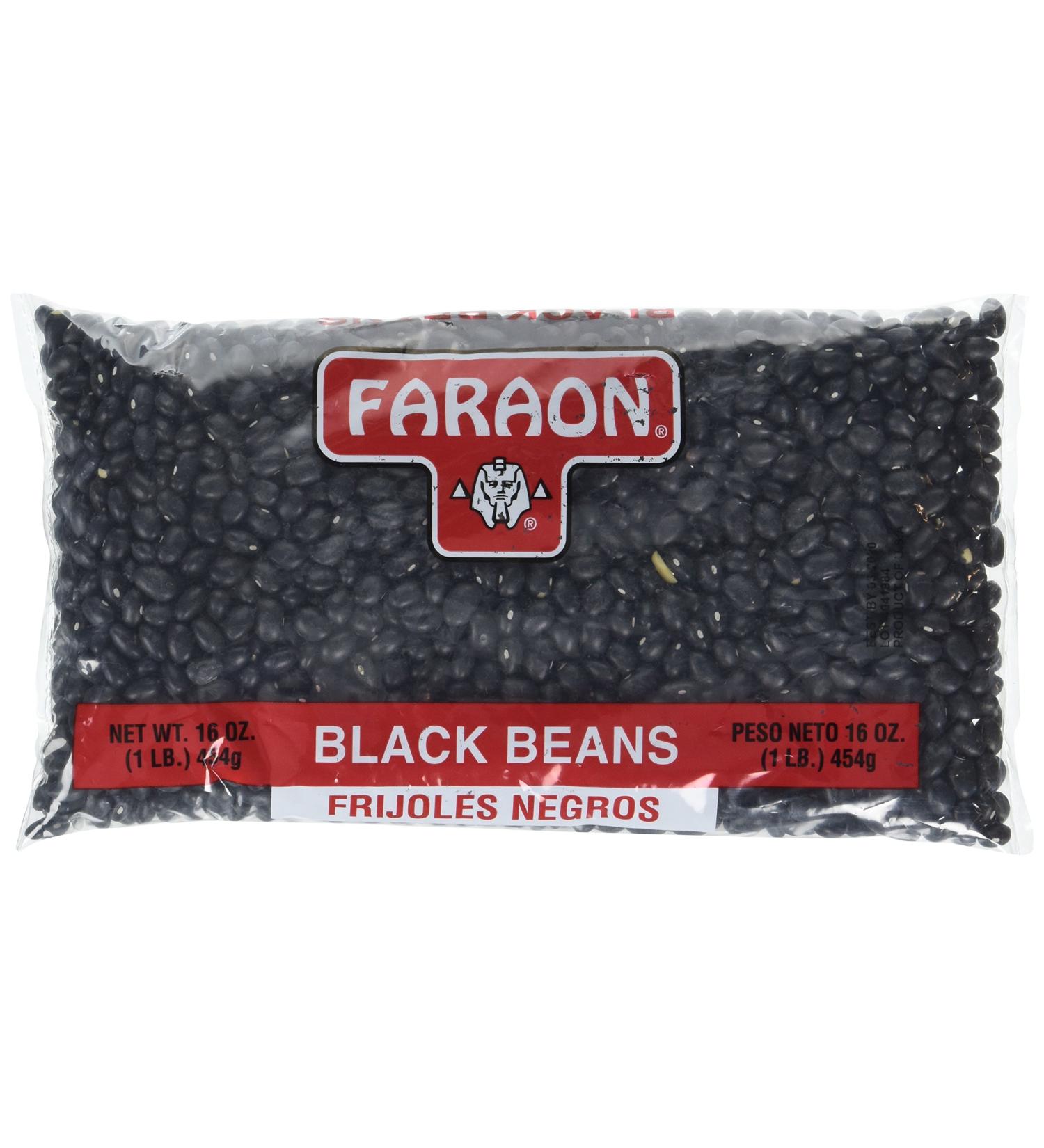 FARAON Black Beans 1lb (Pack of 12) - Premium Quality Beans for Delicious Meals - Buy Online on GoSupps.com