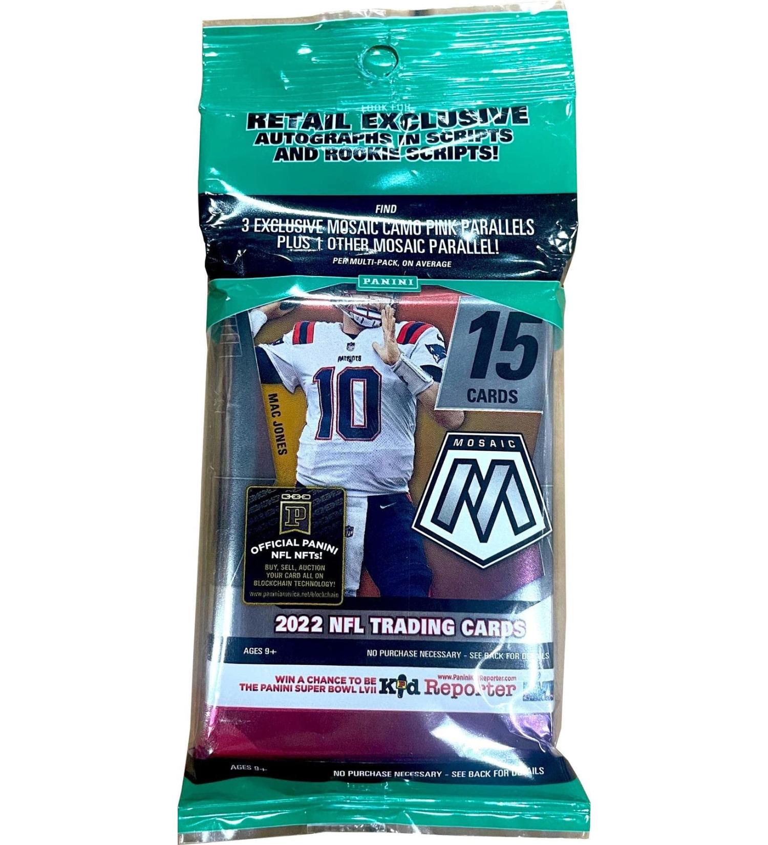 2022 Panini Mosaic Football Cello 15 Card Multi Pack Brock Purdy Rookie Year Packs Superior Sports Investments