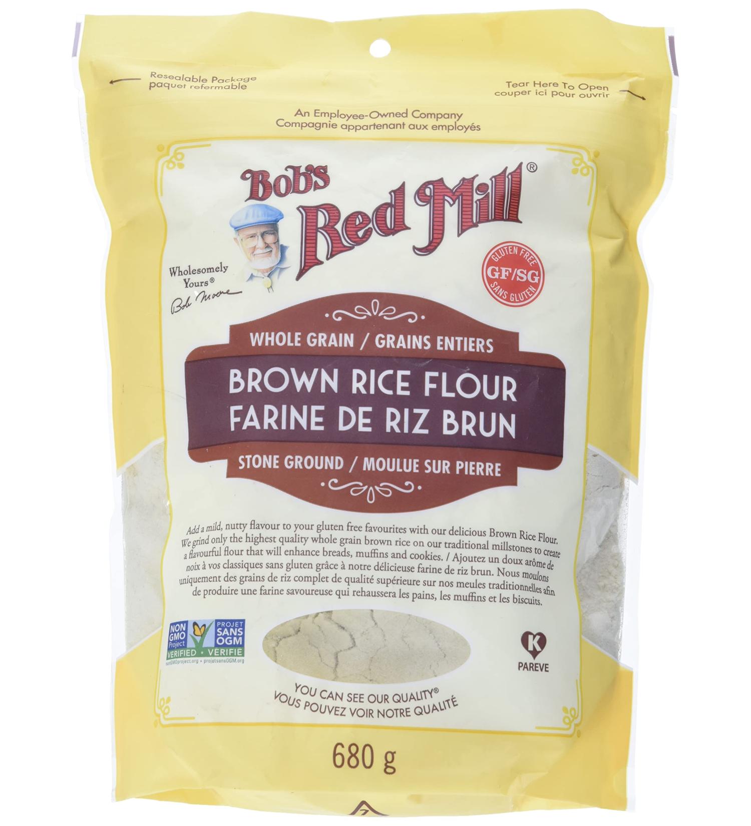 Bob's Red Mill Whole Grain Brown Rice Flour 680 Grams - Buy Online on GoSupps.com
