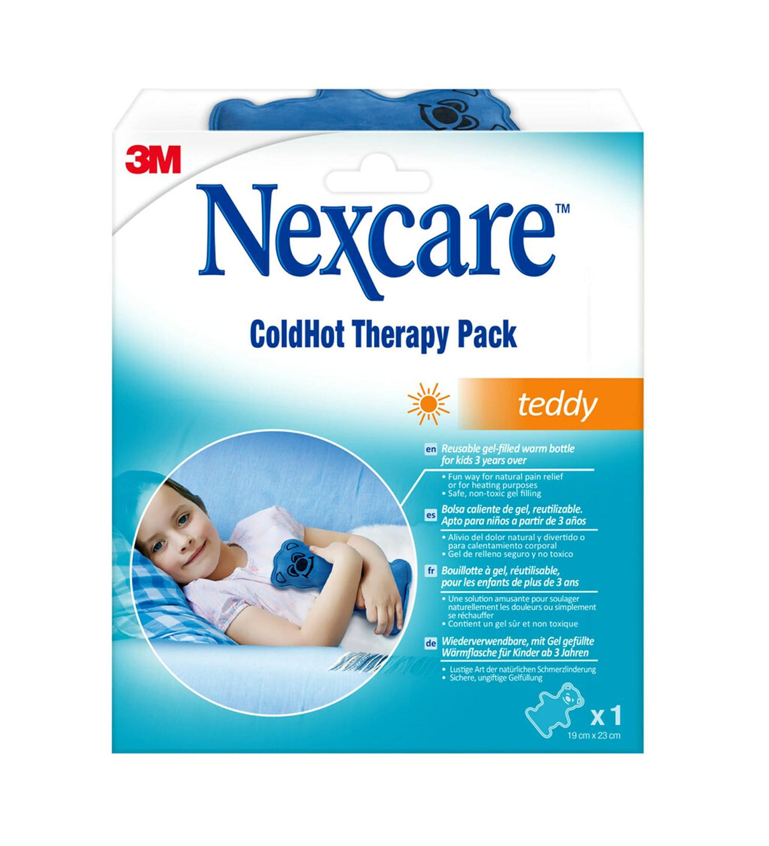 Nexcare N1579 ColdHot Gel Hot Water Bottle Teddy | Soothing Relief for Pain & Comfort - Buy Online on GoSupps.com