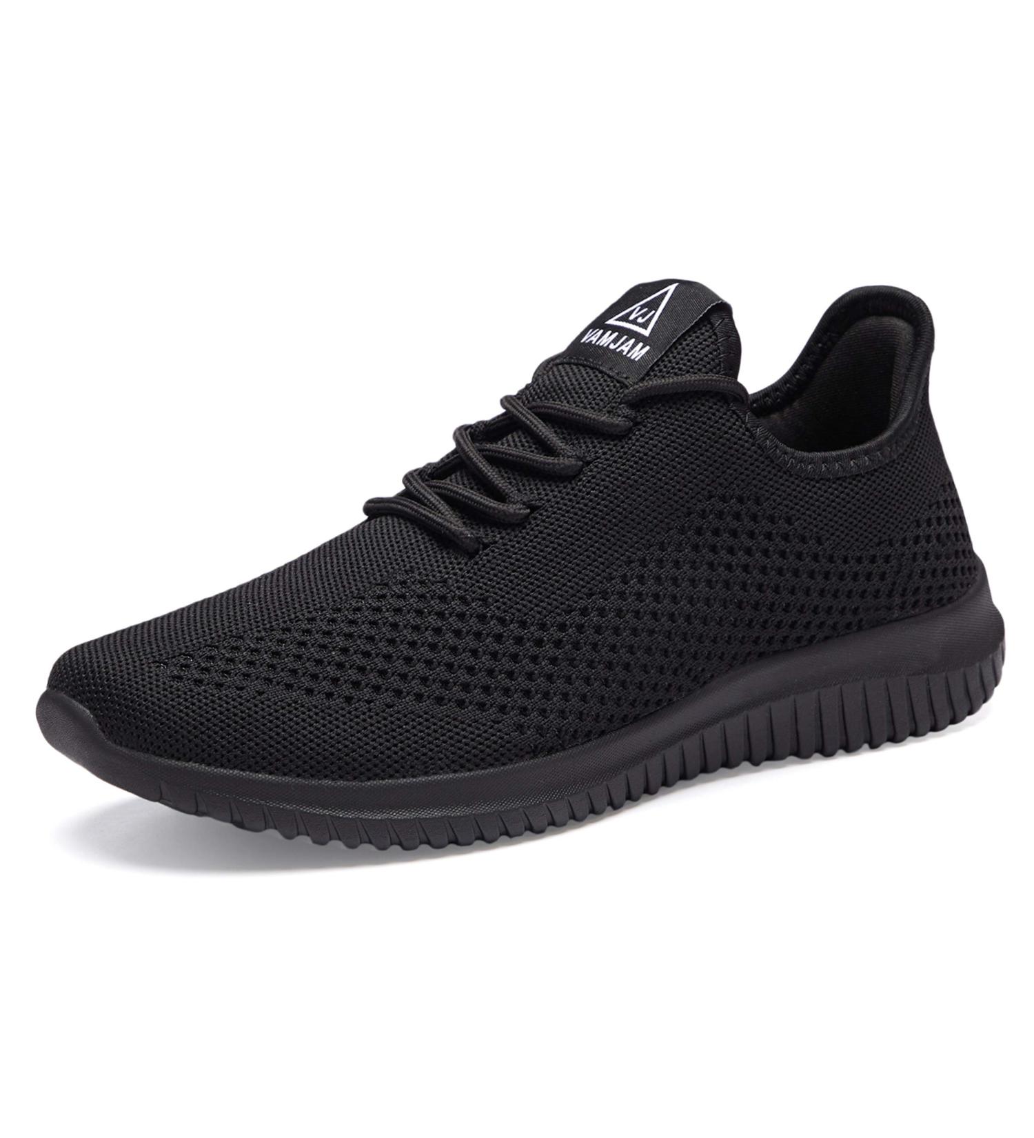 VAMJAM Men's Running Shoes - Ultra Lightweight Breathable Athletic Sneakers - Size 11 Allblack015 - Buy Online on GoSupps.com