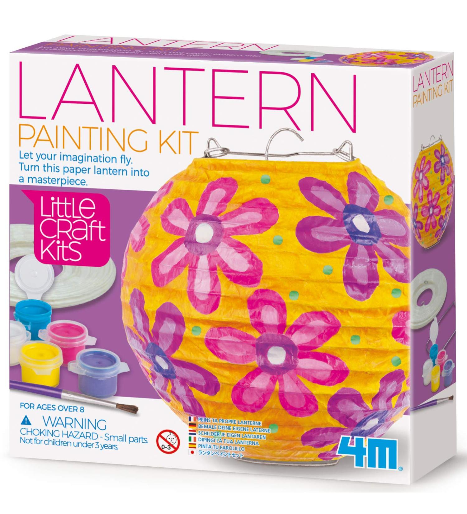 4M Lantern Painting Kit - Little Craft Kits: Let Your Imagination Fly | Ages 8+ | Yellow - Buy Online on GoSupps.com