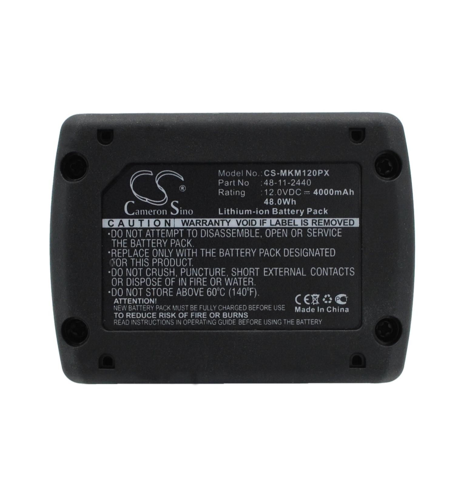 CXYZ 4000mAh Battery Replacement for Milwaukee M12 CHZ-402C M12 CHZ-602X M12 CID M12 CID-0 M12 CID-202C M12 CIW12 M12 CIW12-0 M12 CIW12-202C M12 CIW14 - Buy Online on GoSupps.com