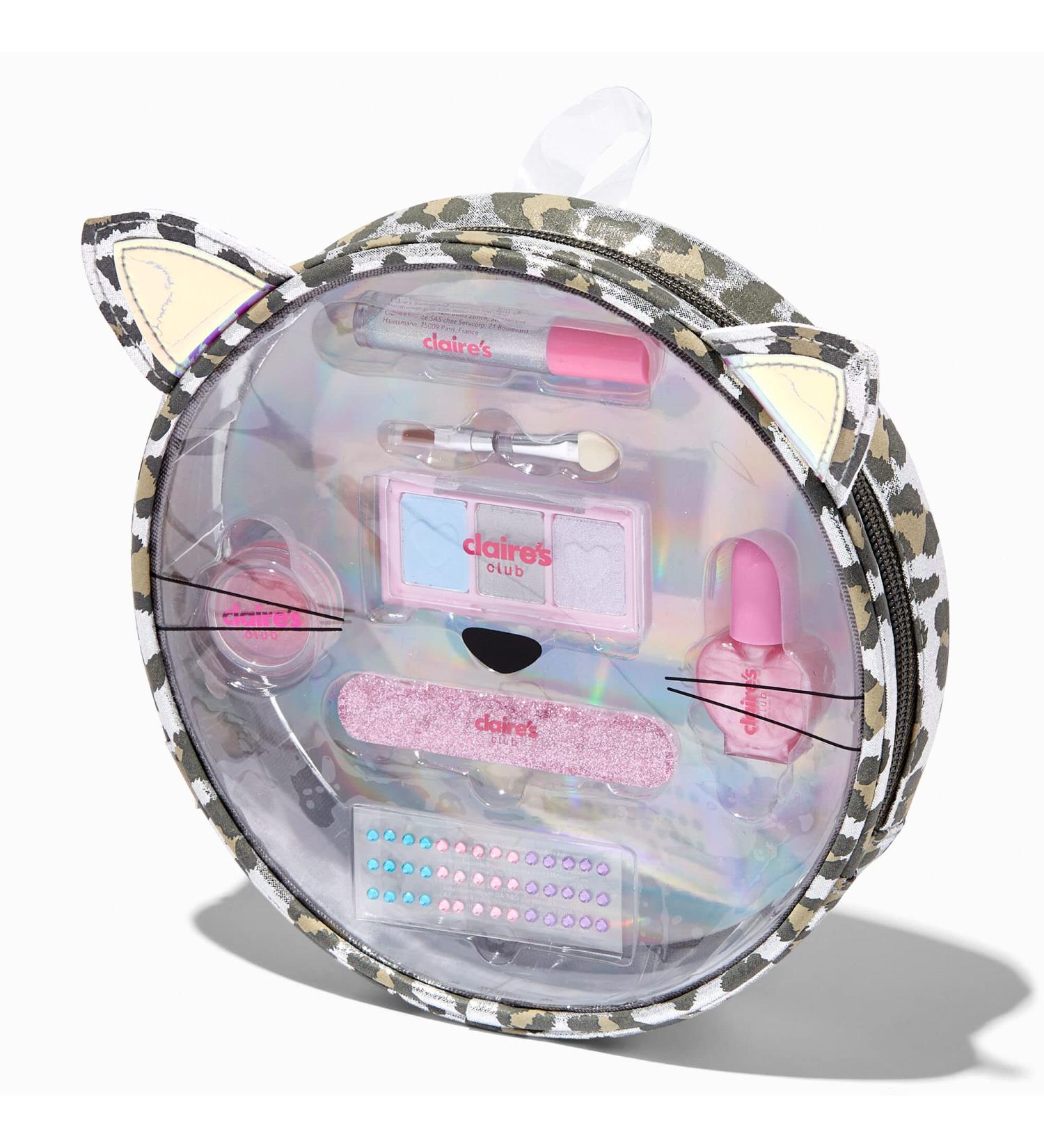 Buy Claire's Accessories Snow Leopard Cosmetic Makeup Kit for Girls | Eye Shadows Lip Gloss Nails & More - International Shipping - Buy Online on GoSupps.com