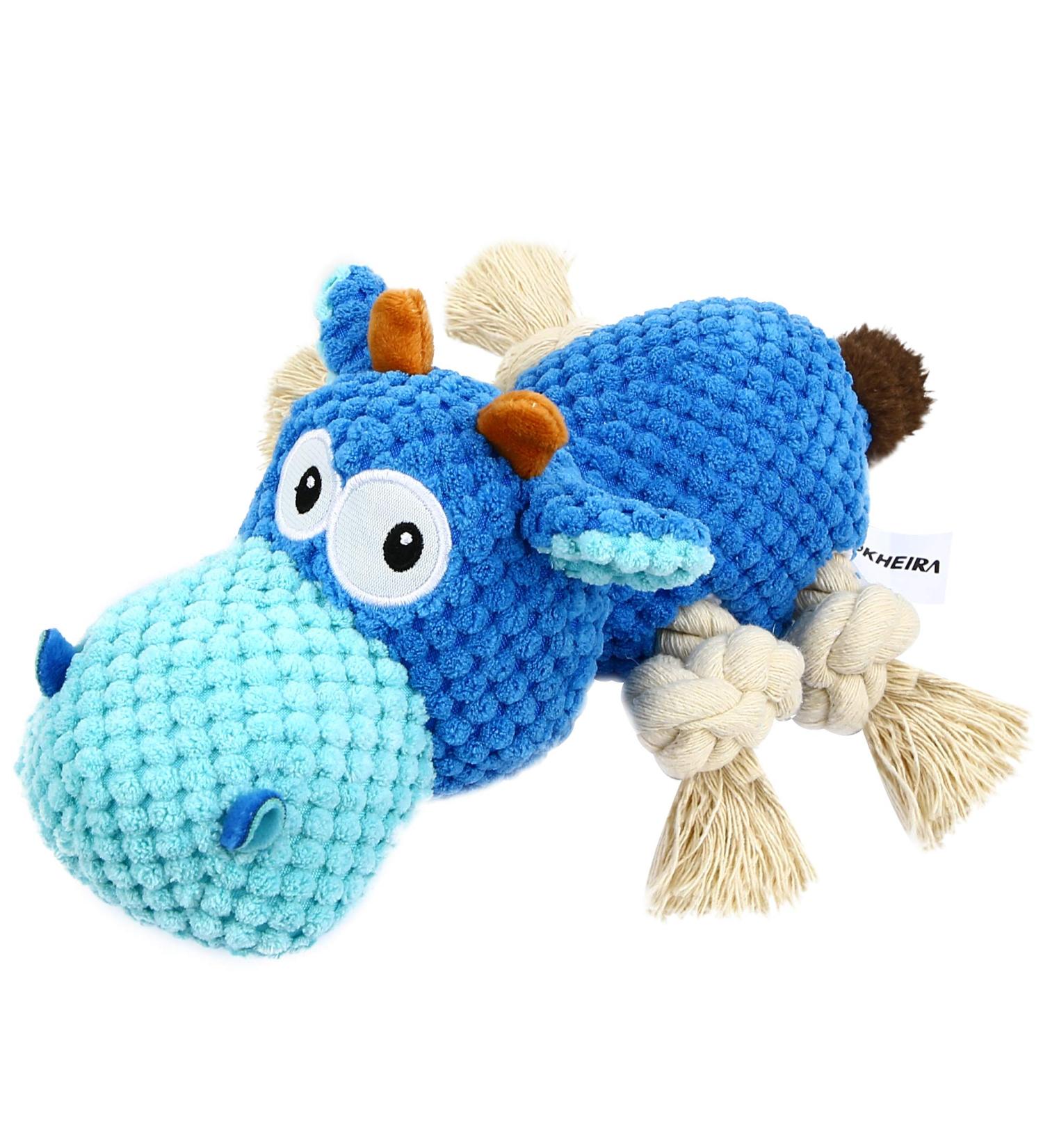 Buy Iokheira Interactive Dog Toys - Durable Squeaky & Cotton Toys for All Dogs - Buy Online on GoSupps.com