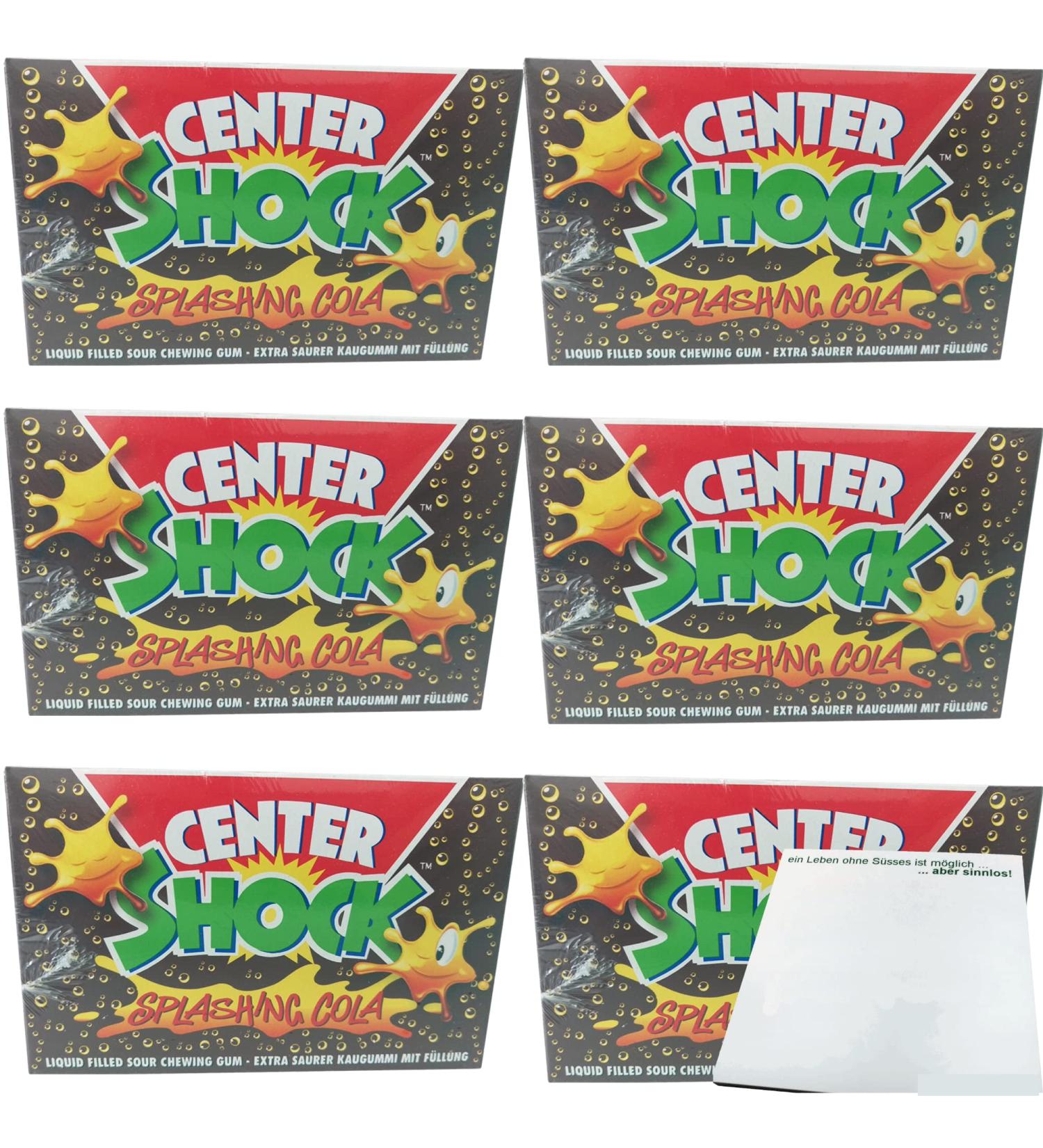Center Shock Cola Extra Acid Chewing Gums (6 x 400 g) + Block (Pack of 600) usy - Buy Online on GoSupps.com