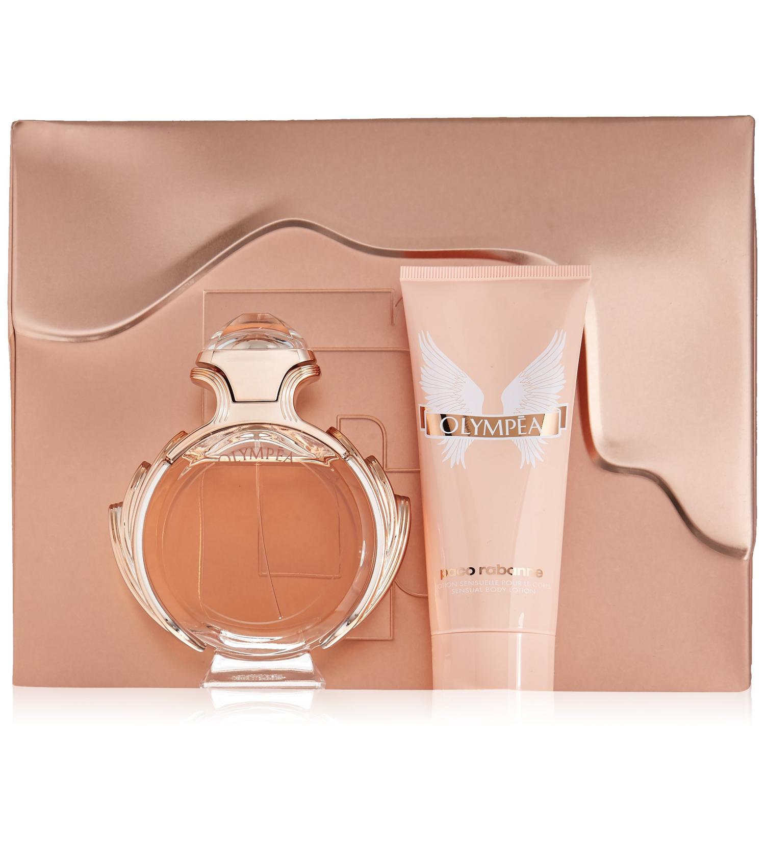Paco Rabanne Olympea 2.7oz Edp Spray 3.4oz Sensual Body Lotion 2pc Set Women 2count 2.7 Ounce (Pack of 1) - Buy Online on GoSupps.com