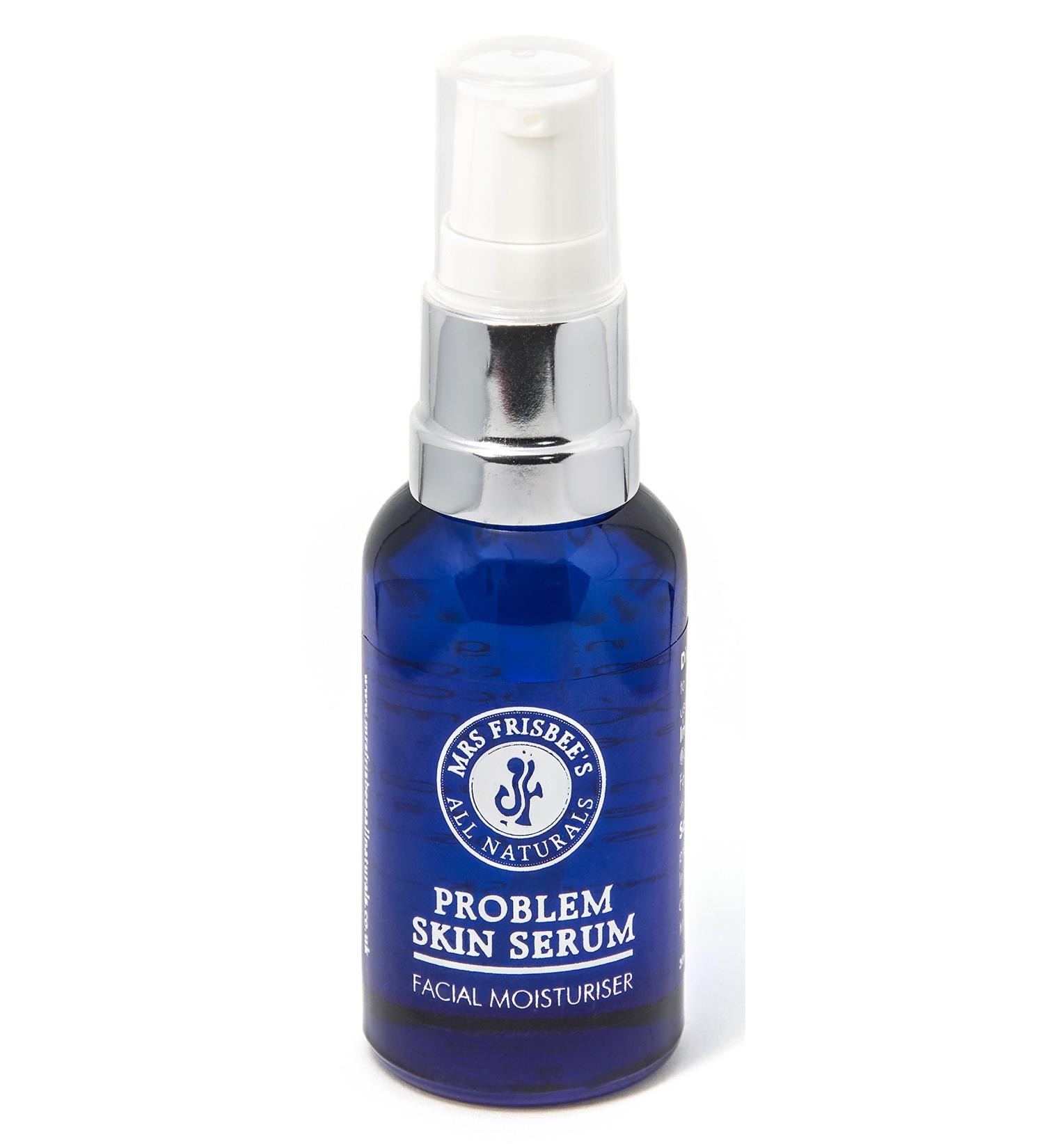 Problem Skin Serum Facial Moisturiser/Facial Oil/Natural Botanical Ingredients to Help Calm and Soothe Irritated and Sensitive Skin/Handmade/Vegan/Cruelty Free (30ml) - Buy Online on GoSupps.com