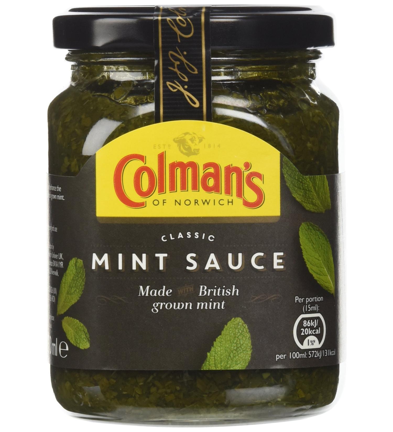 Colmans Classic Mint Sauce 250ml - Authentic and Flavorful Condiment - Buy Online on GoSupps.com